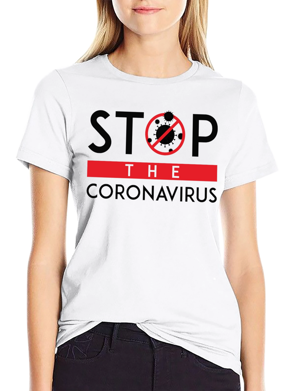 Stop The Coronavirus Graphic T-Shirt