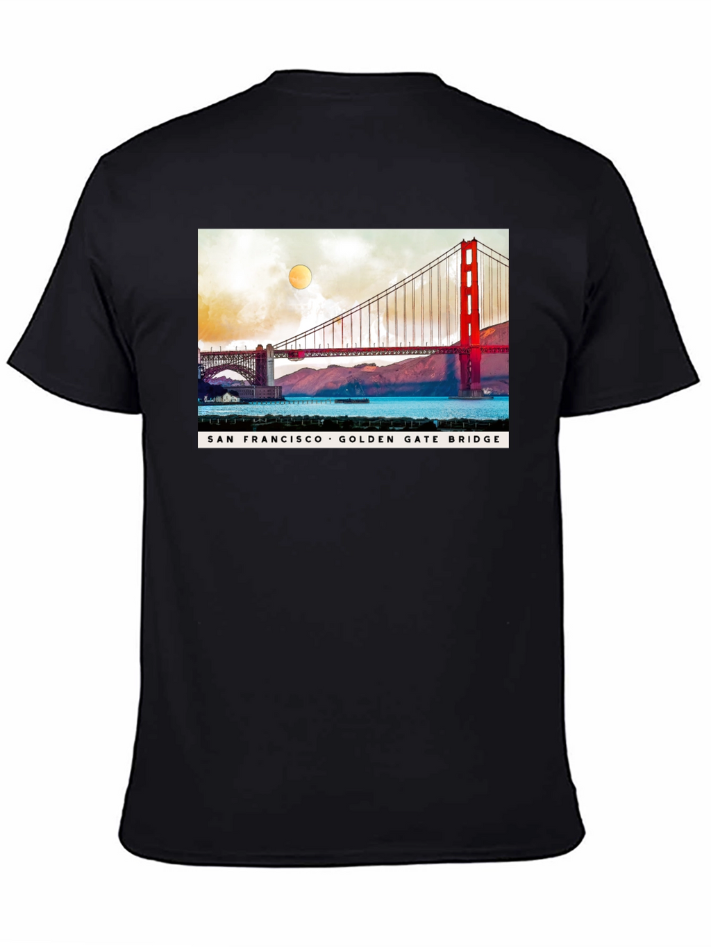 San Francisco Golden Gate Bridge Graphic T-Shirt