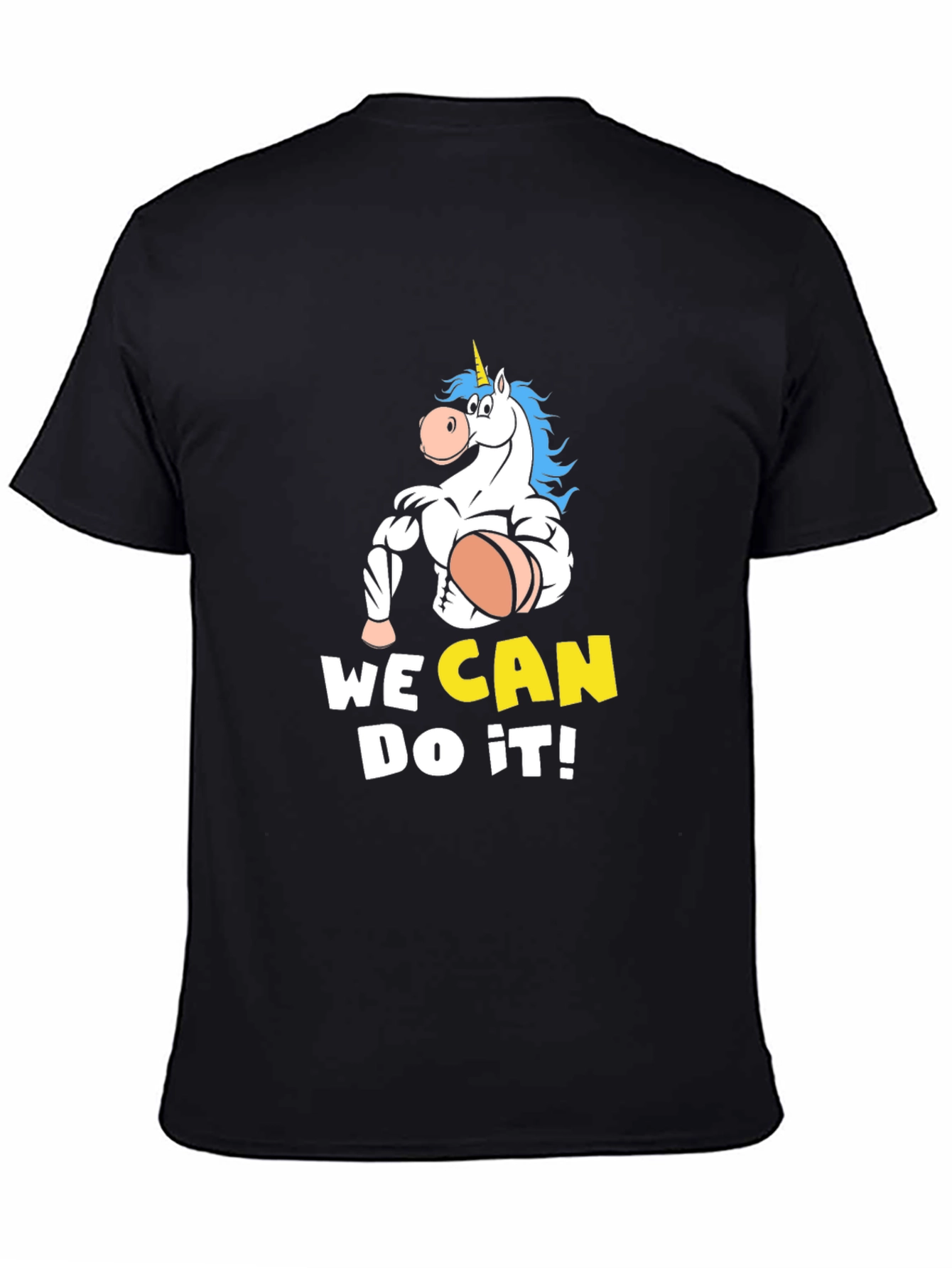 Unicorn Muscle T-Shirt - We Can Do It! Graphic Tee