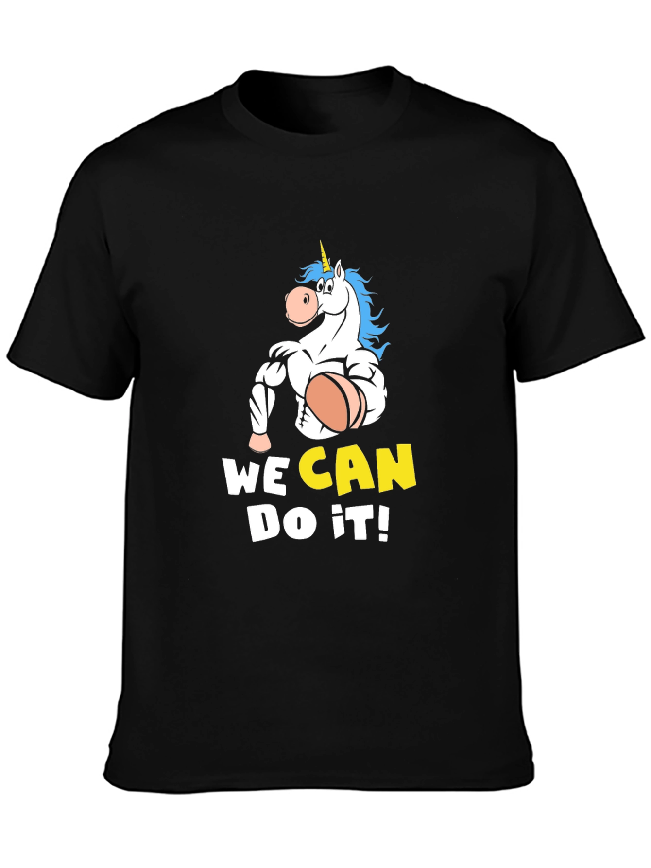 Unicorn Muscle T-Shirt - We Can Do It! Graphic Tee