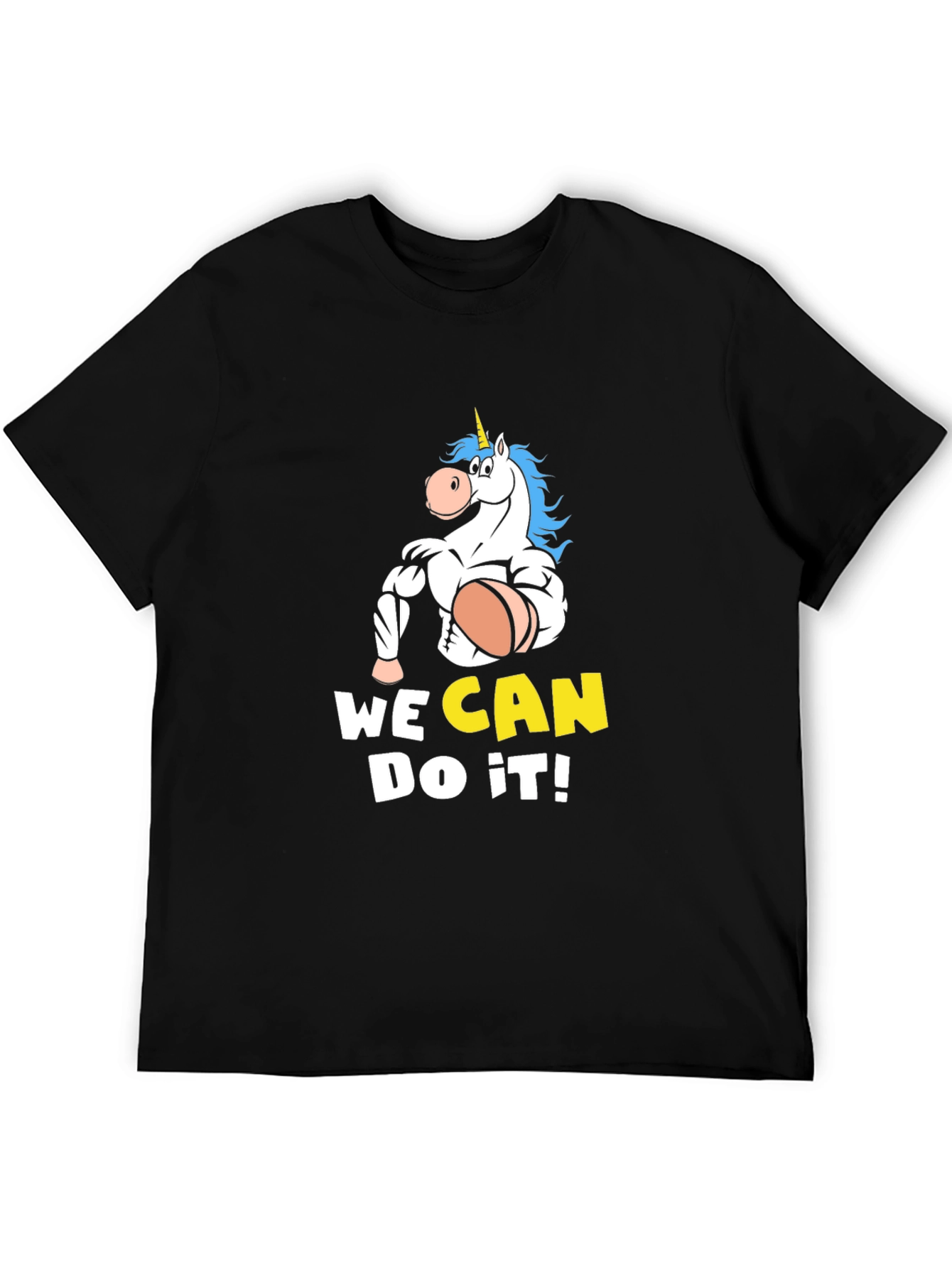 Unicorn Muscle T-Shirt - We Can Do It! Graphic Tee