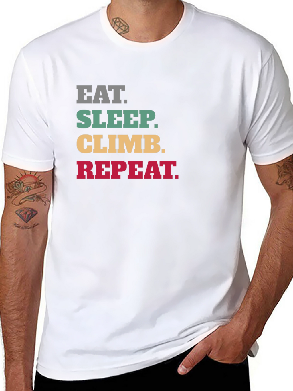 Eat Sleep Climb Repeat Graphic Tee