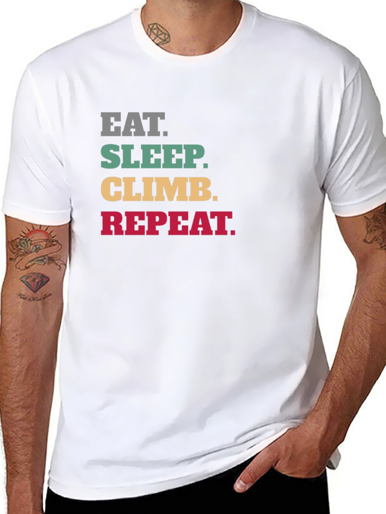Eat Sleep Climb Repeat Graphic Tee