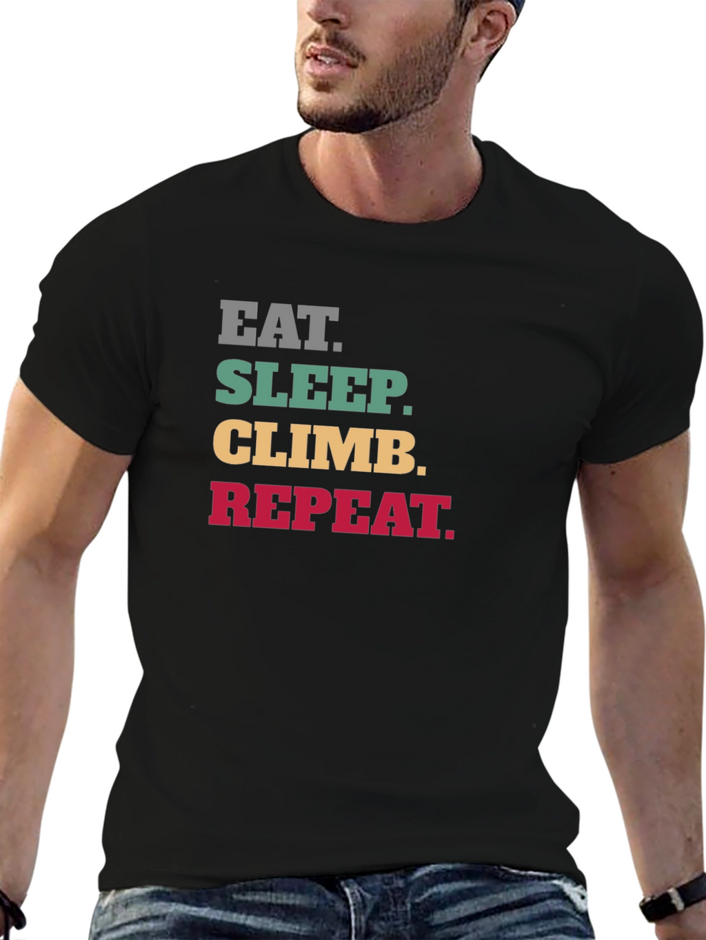 Eat Sleep Climb Repeat Graphic Tee