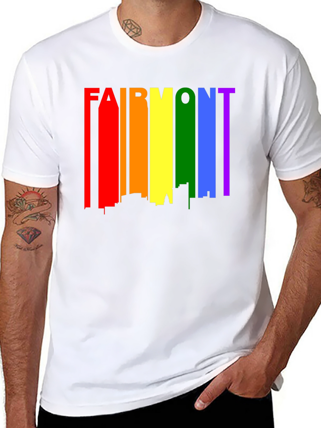 Fairmont Rainbow Pride Skyline T-Shirt