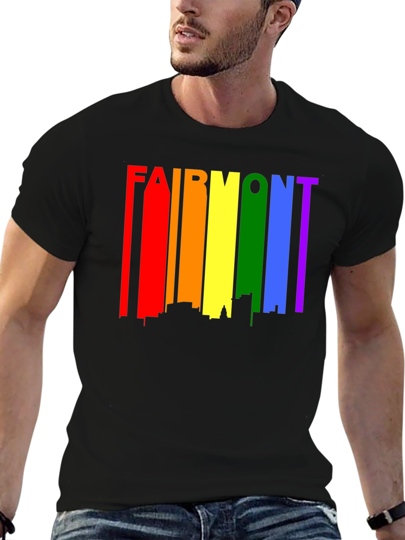 Fairmont Rainbow Pride Skyline T-Shirt