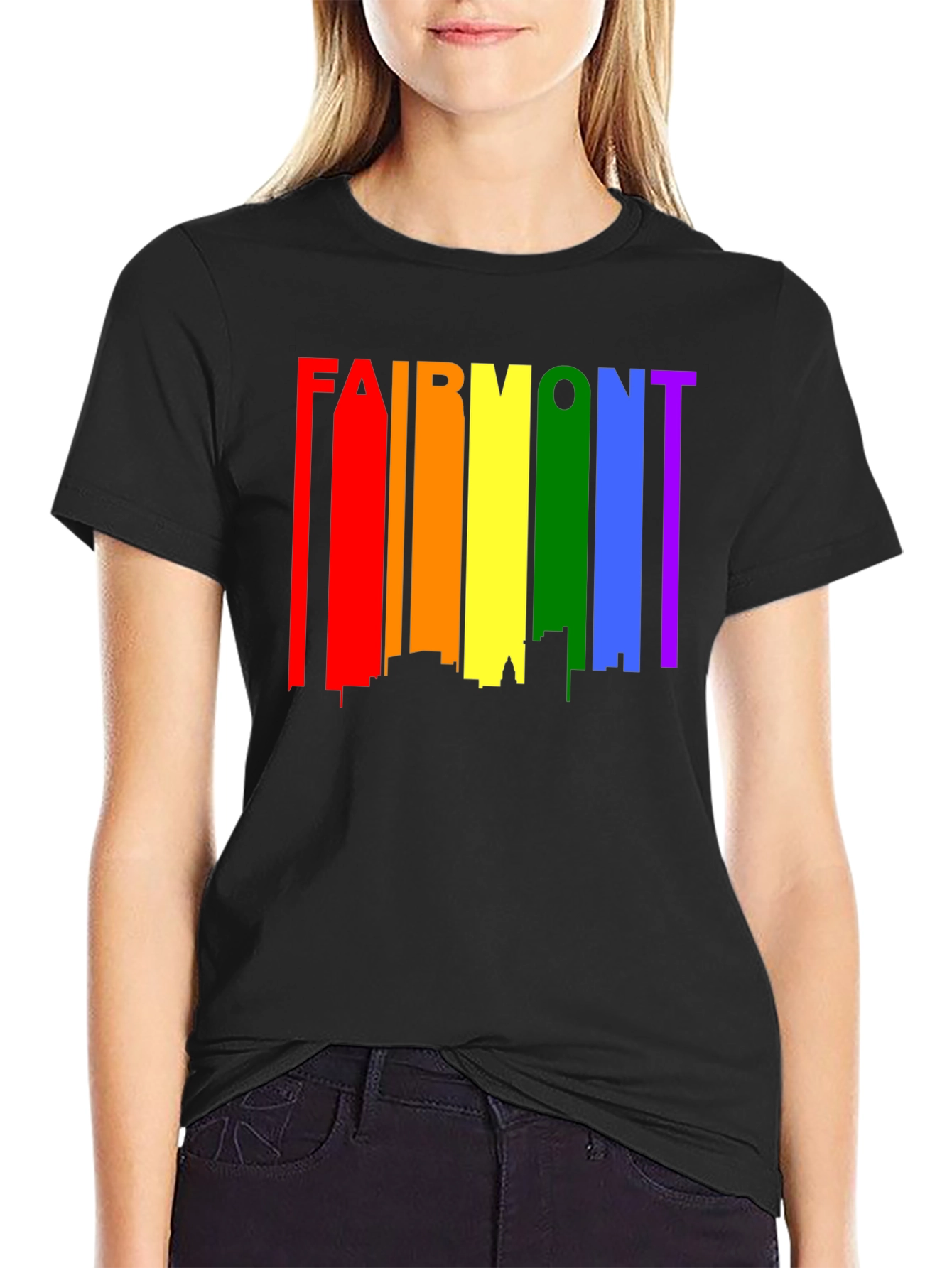 Fairmont Rainbow Pride Skyline T-Shirt