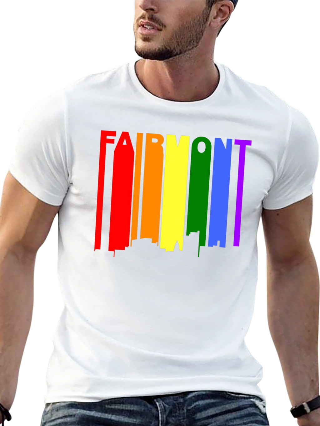 Fairmont Rainbow Pride Skyline T-Shirt