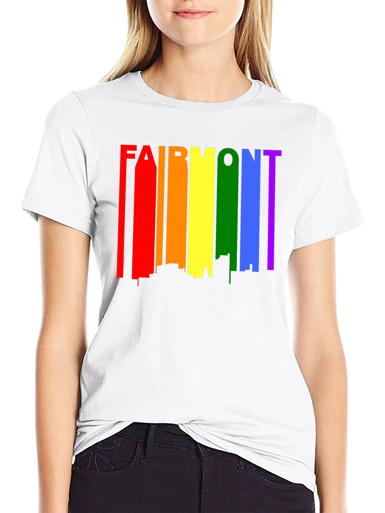 Fairmont Rainbow Pride Skyline T-Shirt