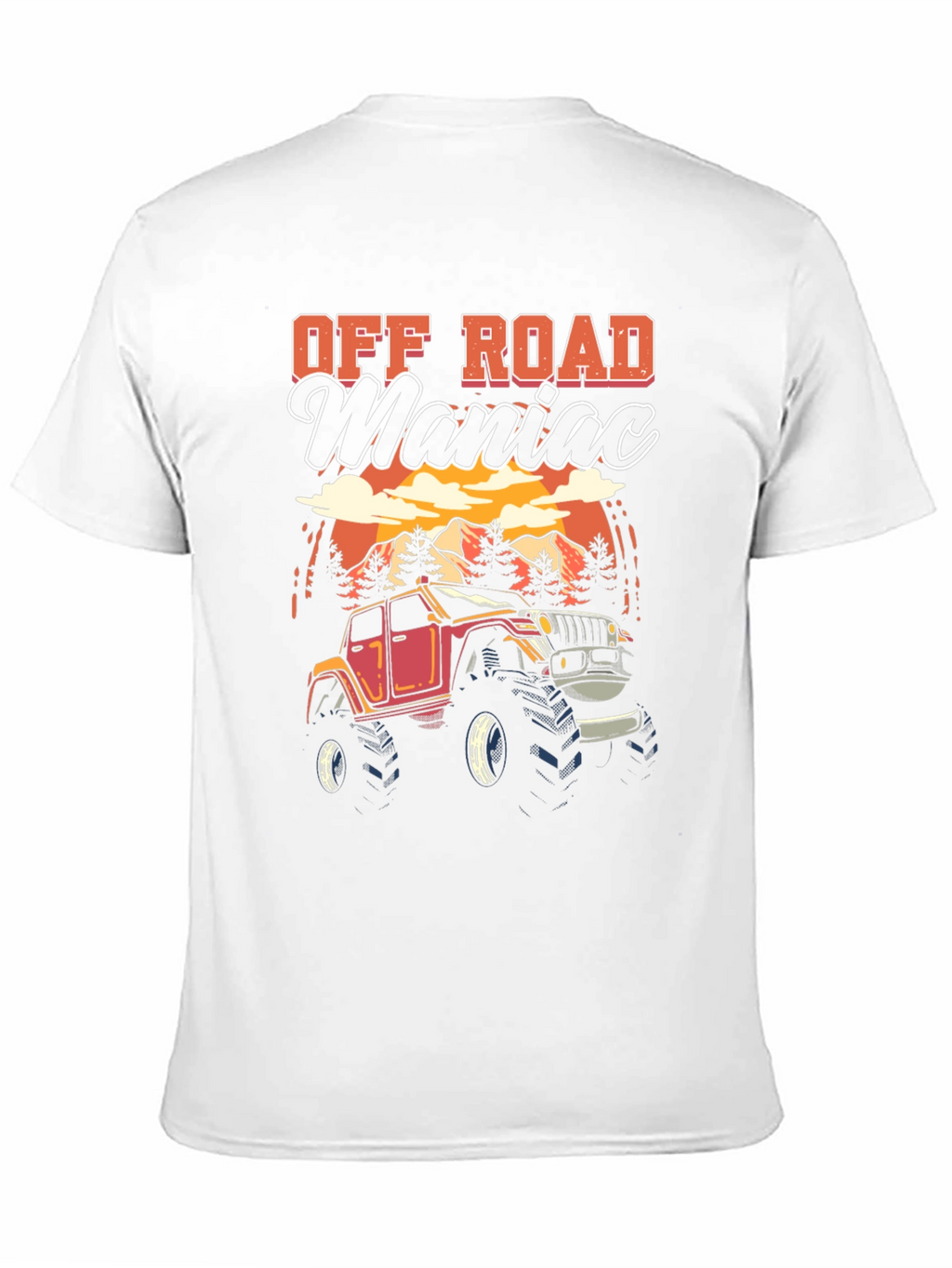 Off Road Maniac Black T-Shirt
