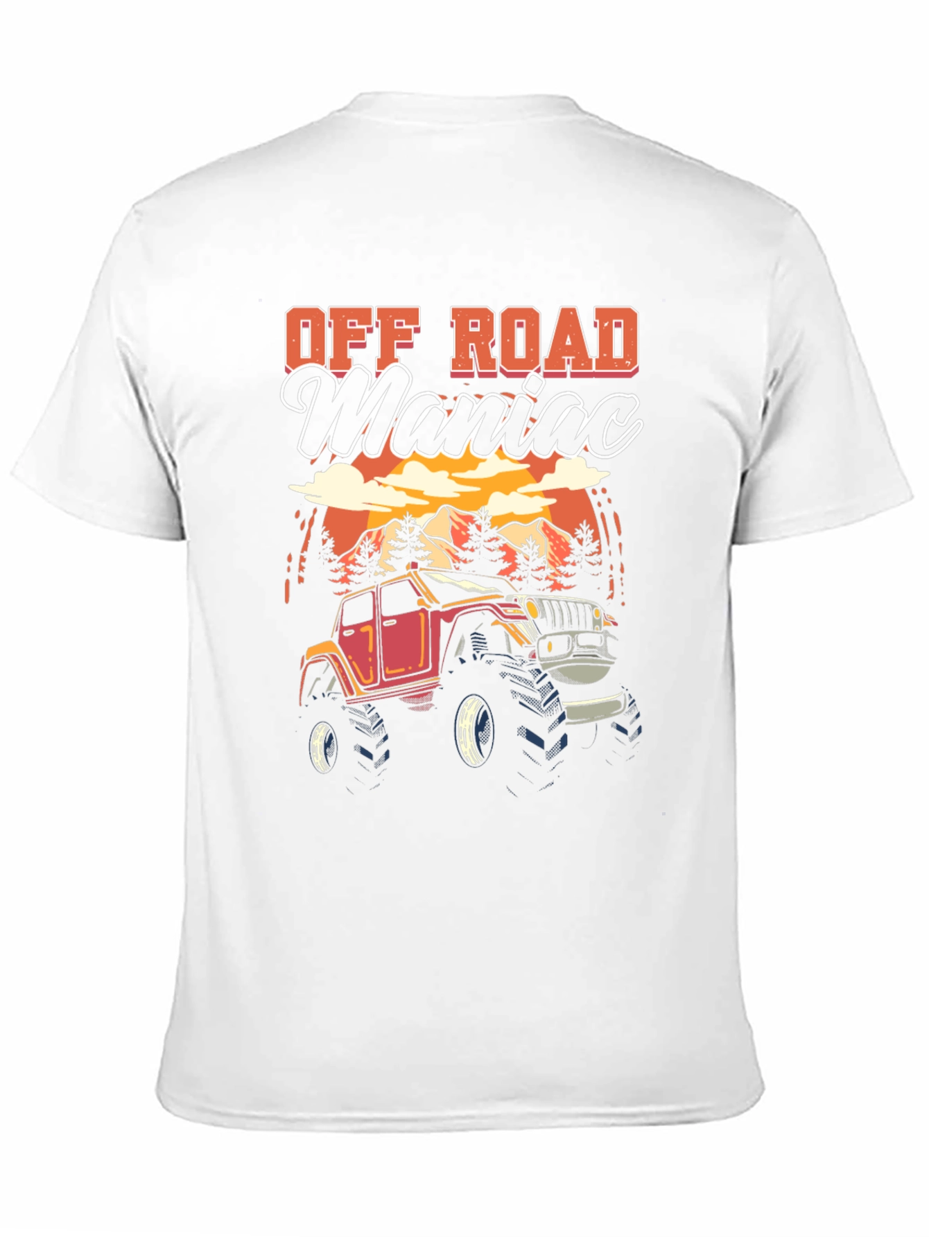 Off Road Maniac Black T-Shirt