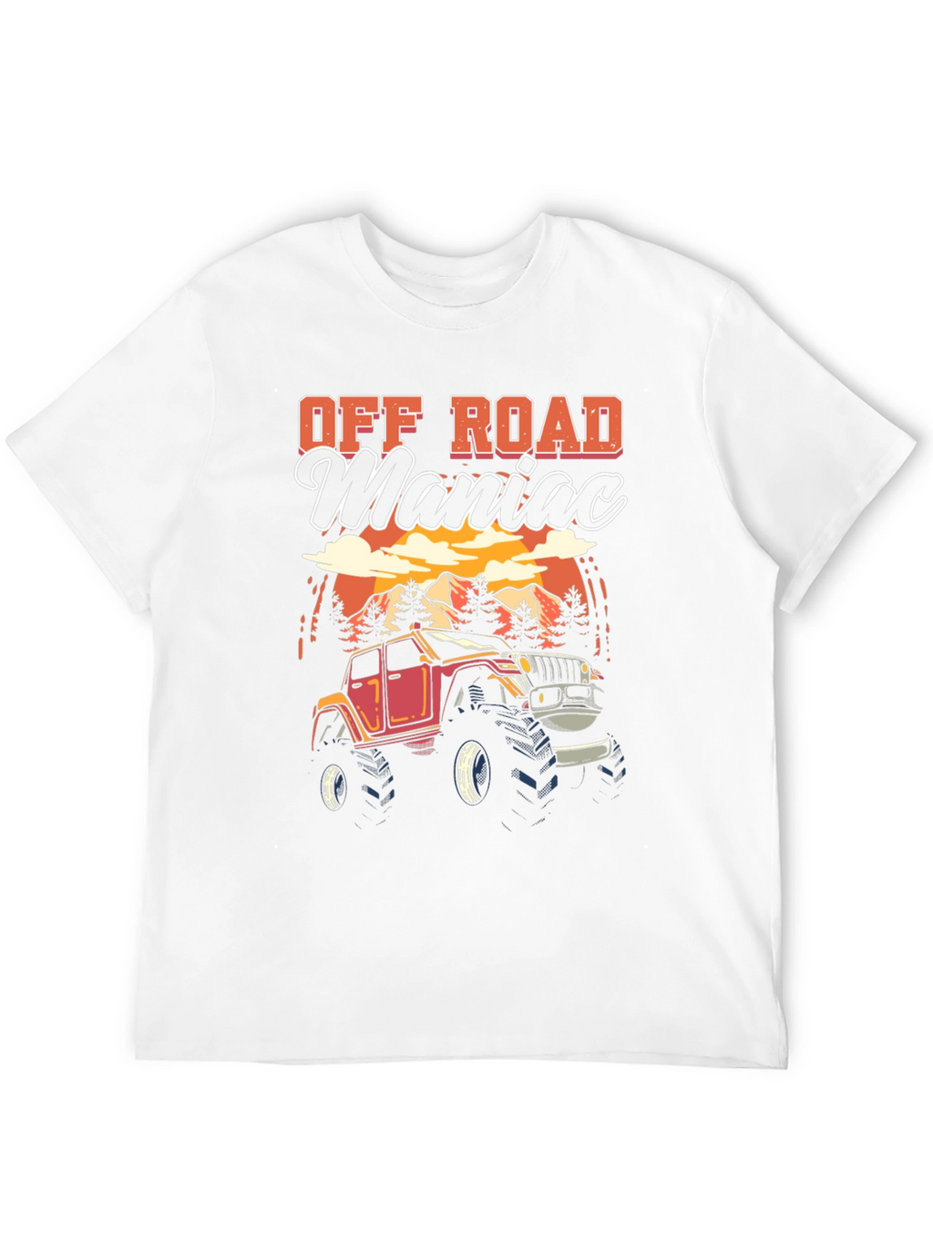 Off Road Maniac Black T-Shirt