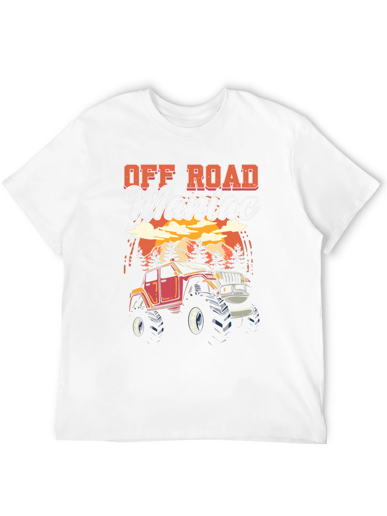 Off Road Maniac Black T-Shirt