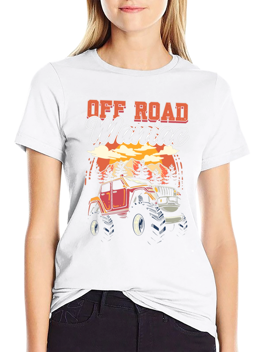 Off Road Maniac Black T-Shirt