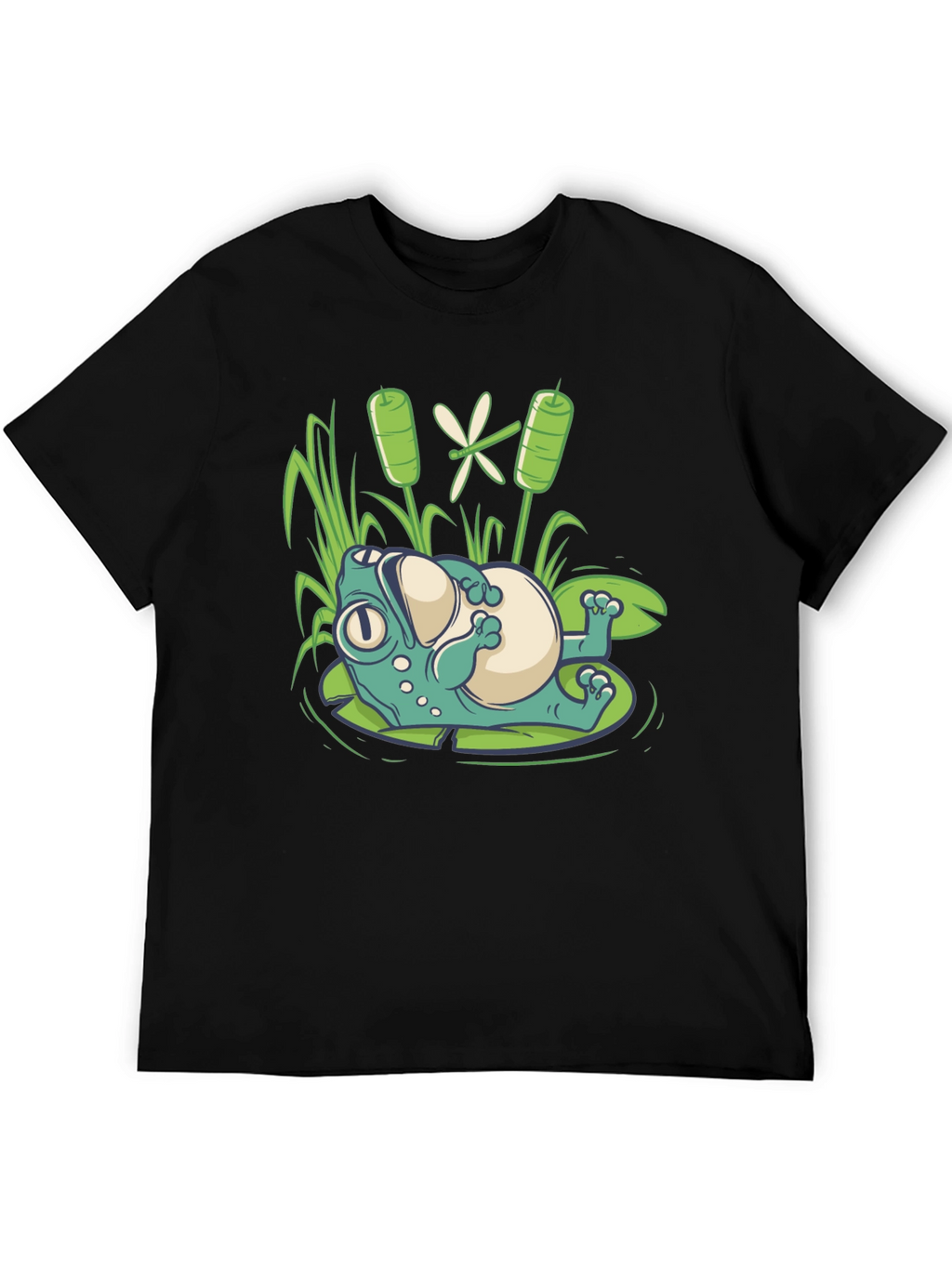 Relaxed Frog T-Shirt - Lily Pad Lounger