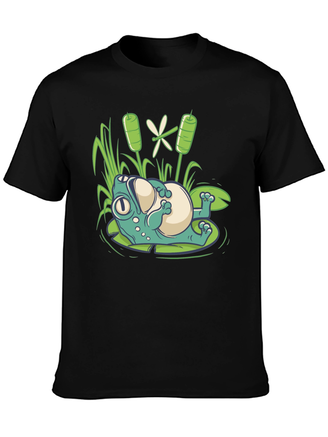 Relaxed Frog T-Shirt - Lily Pad Lounger