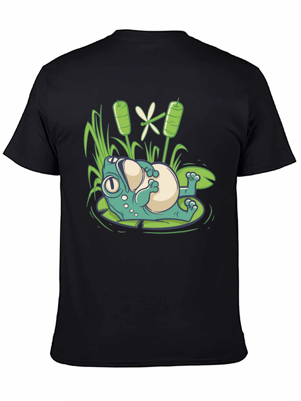 Relaxed Frog T-Shirt - Lily Pad Lounger