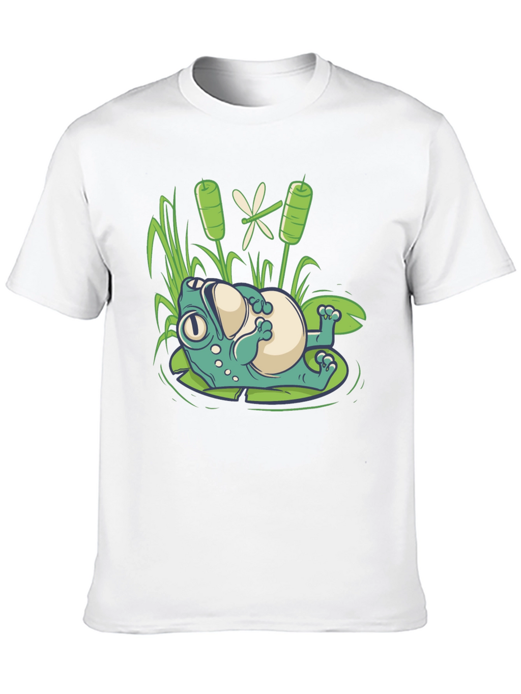 Relaxed Frog T-Shirt - Lily Pad Lounger