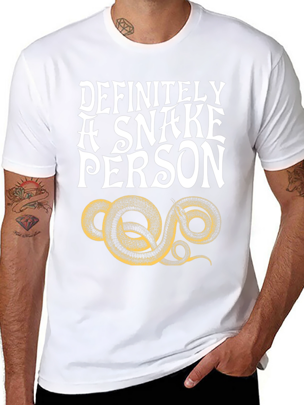 Definitely A Snake Person Graphic T-Shirt