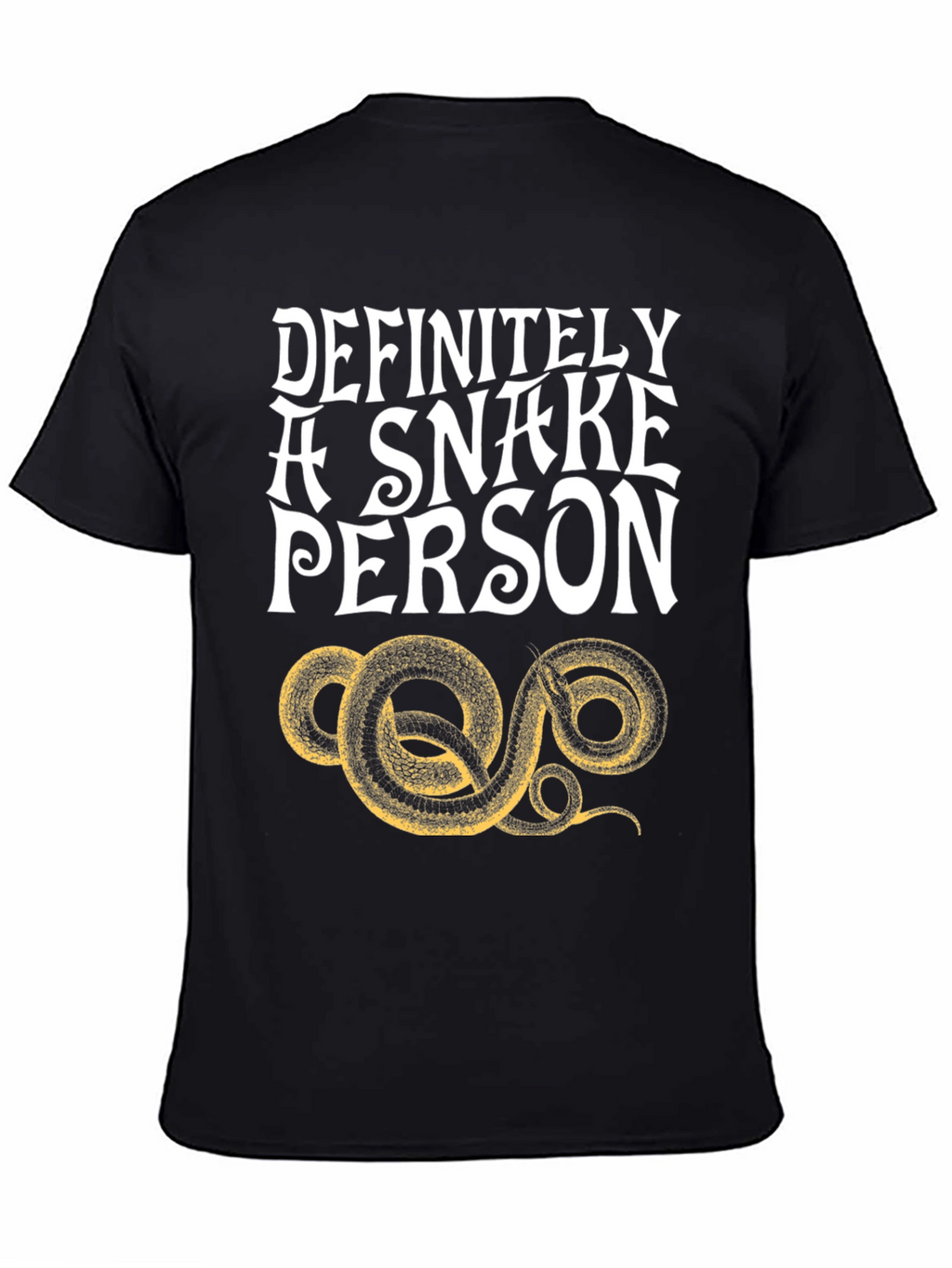 Definitely A Snake Person Graphic T-Shirt