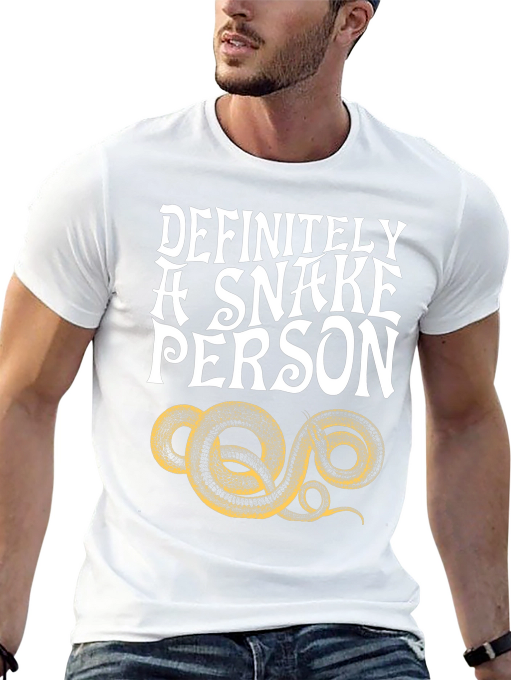 Definitely A Snake Person Graphic T-Shirt