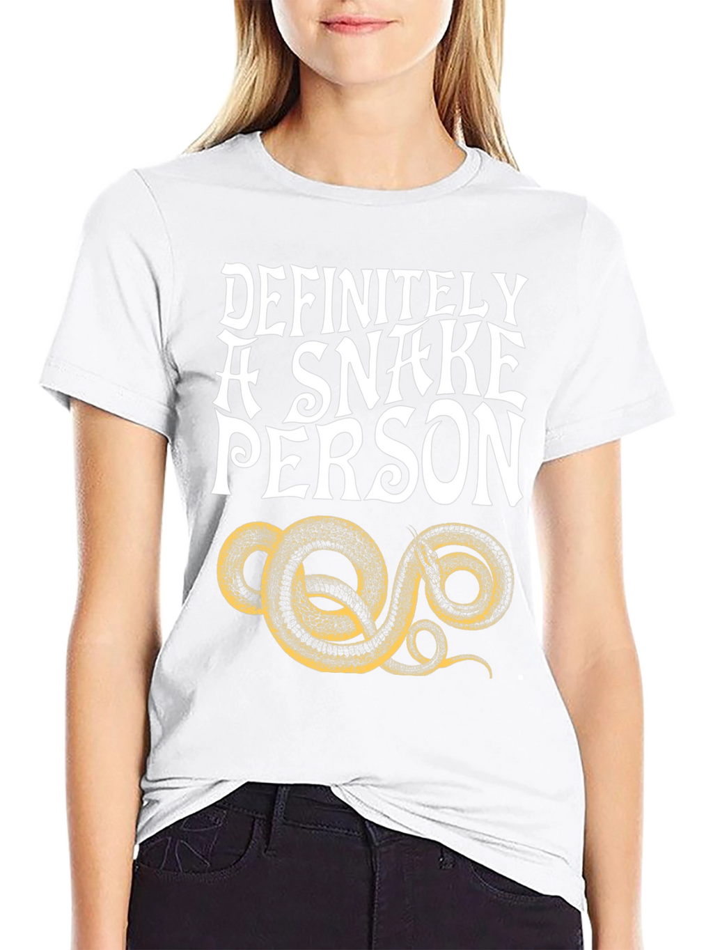 Definitely A Snake Person Graphic T-Shirt