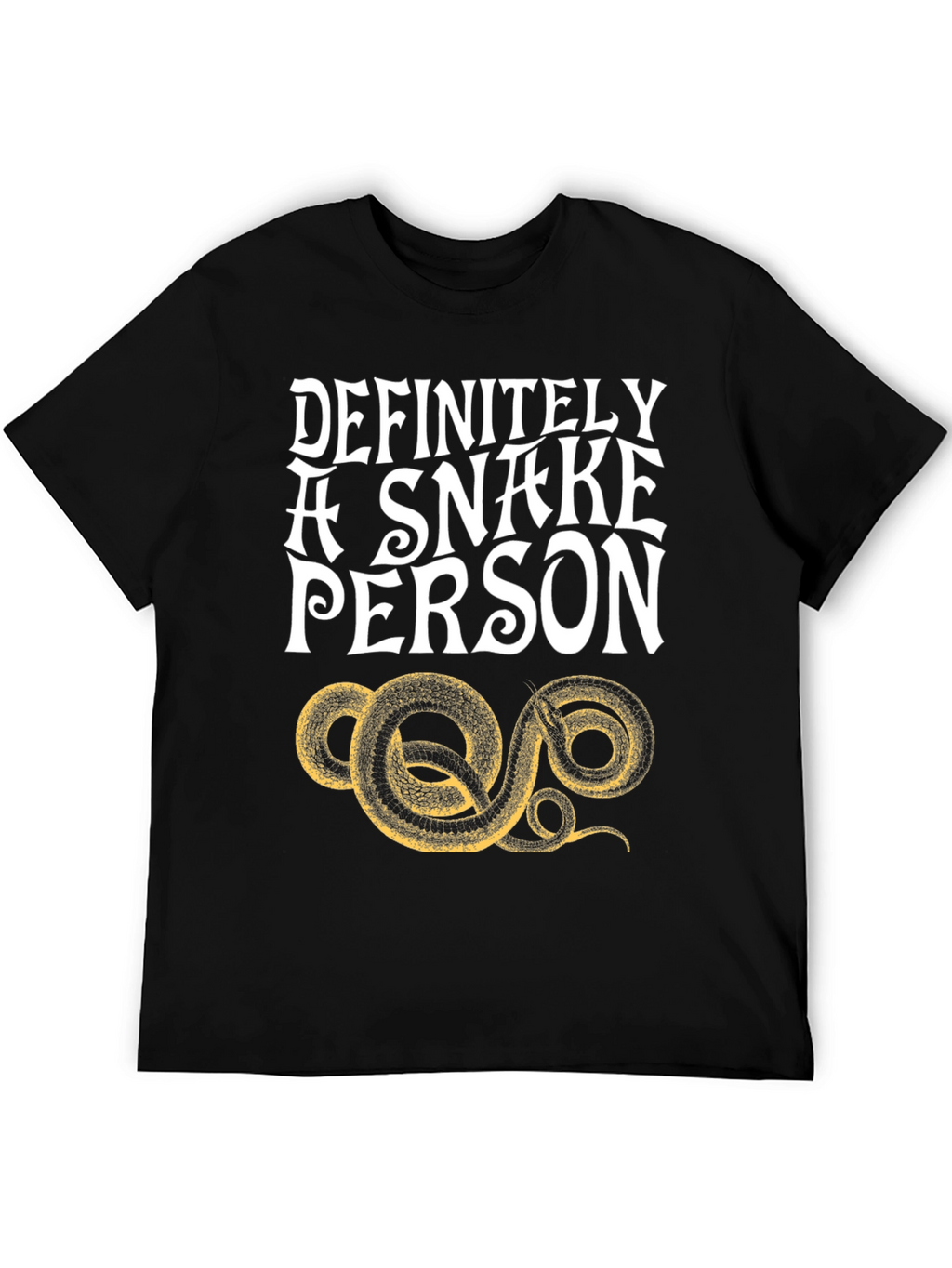 Definitely A Snake Person Graphic T-Shirt