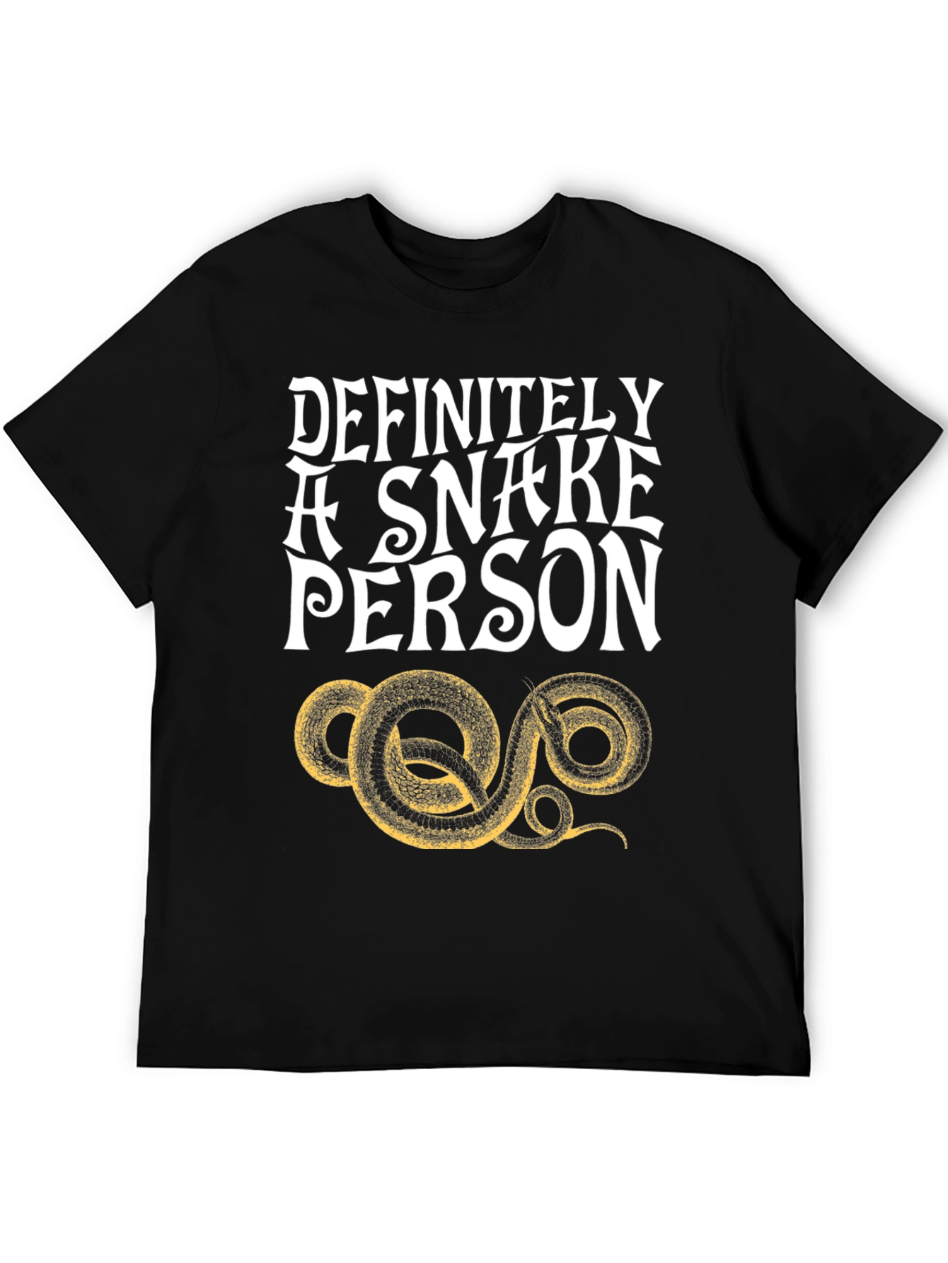 Definitely A Snake Person Graphic T-Shirt
