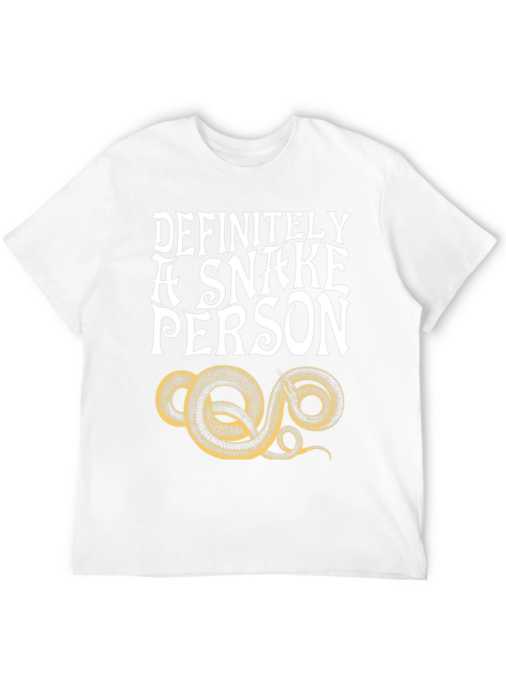 Definitely A Snake Person Graphic T-Shirt