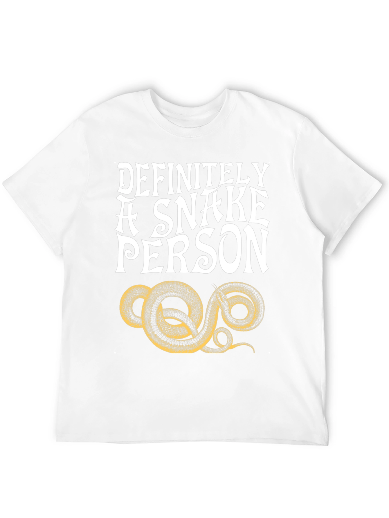 Definitely A Snake Person Graphic T-Shirt