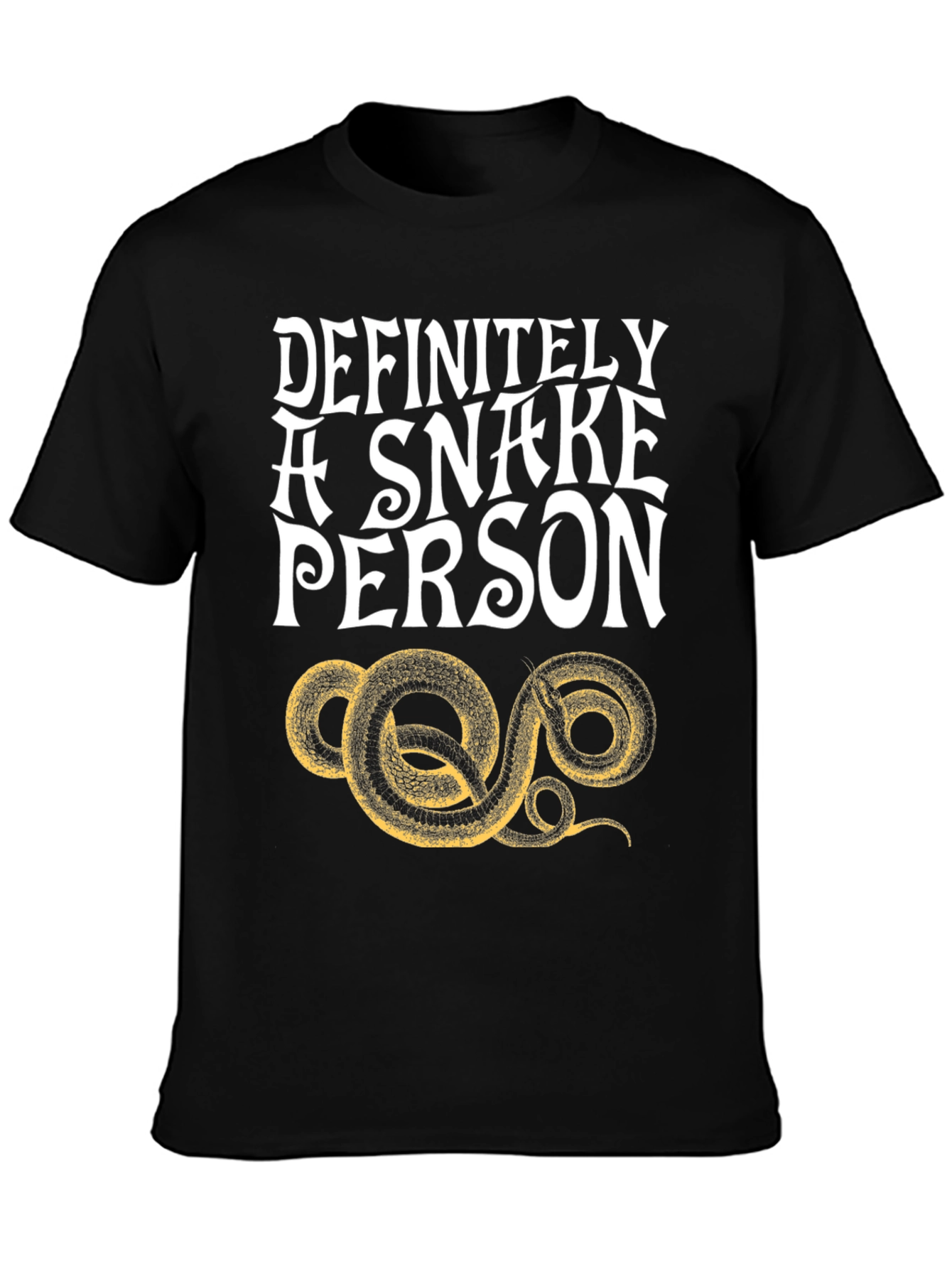Definitely A Snake Person Graphic T-Shirt