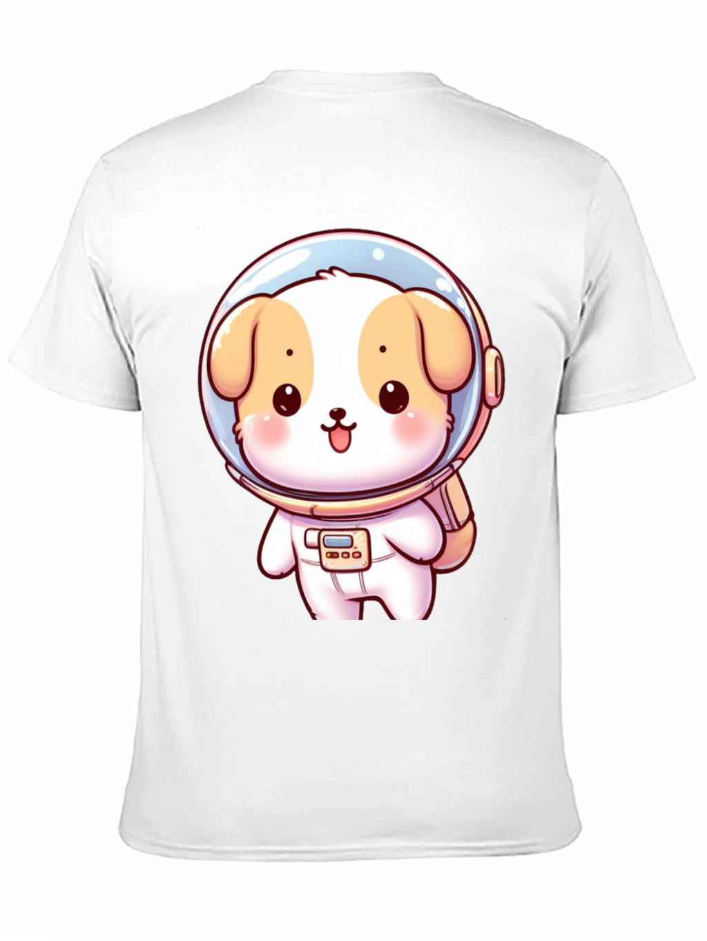 Astronaut Puppy Graphic T-Shirt