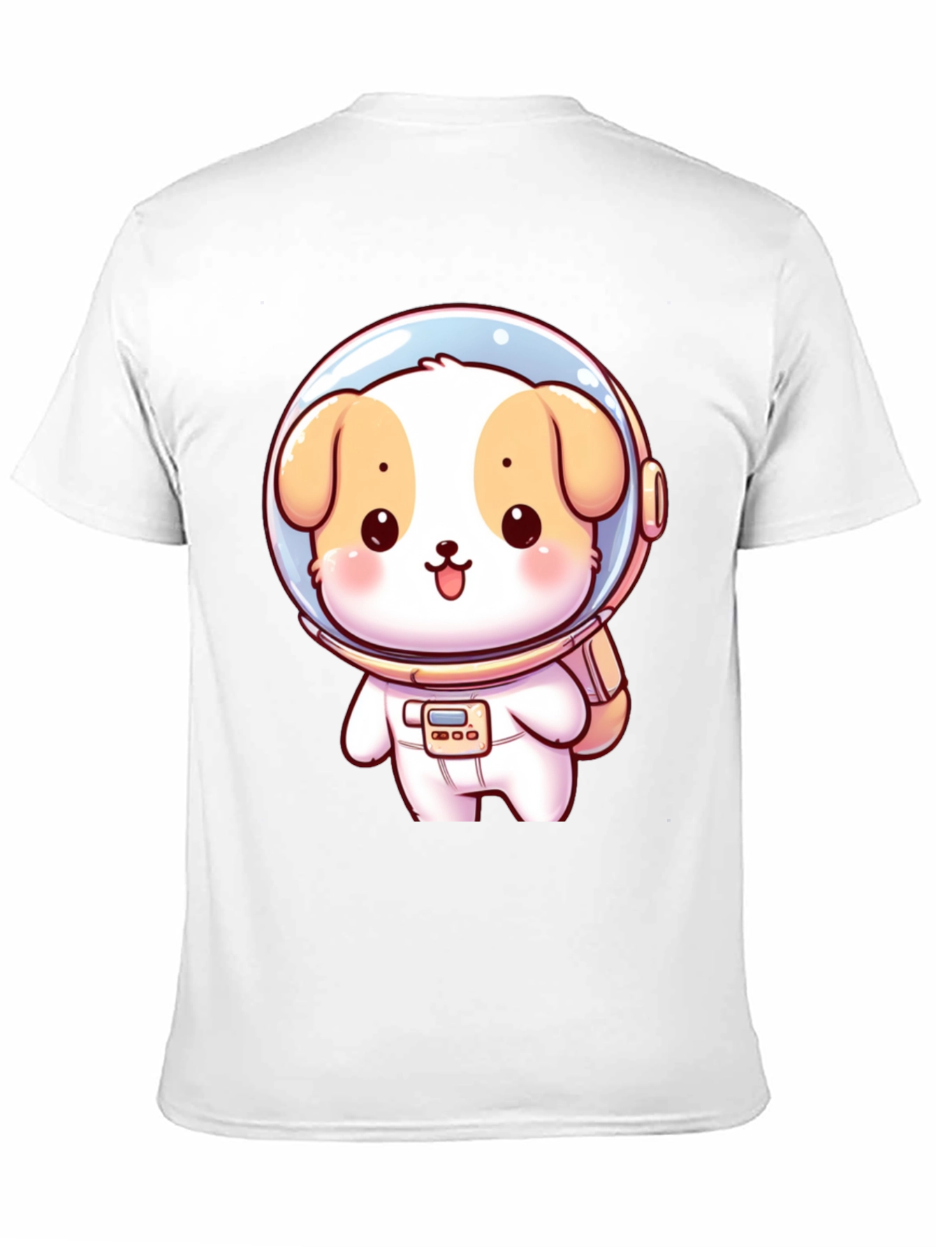 Astronaut Puppy Graphic T-Shirt