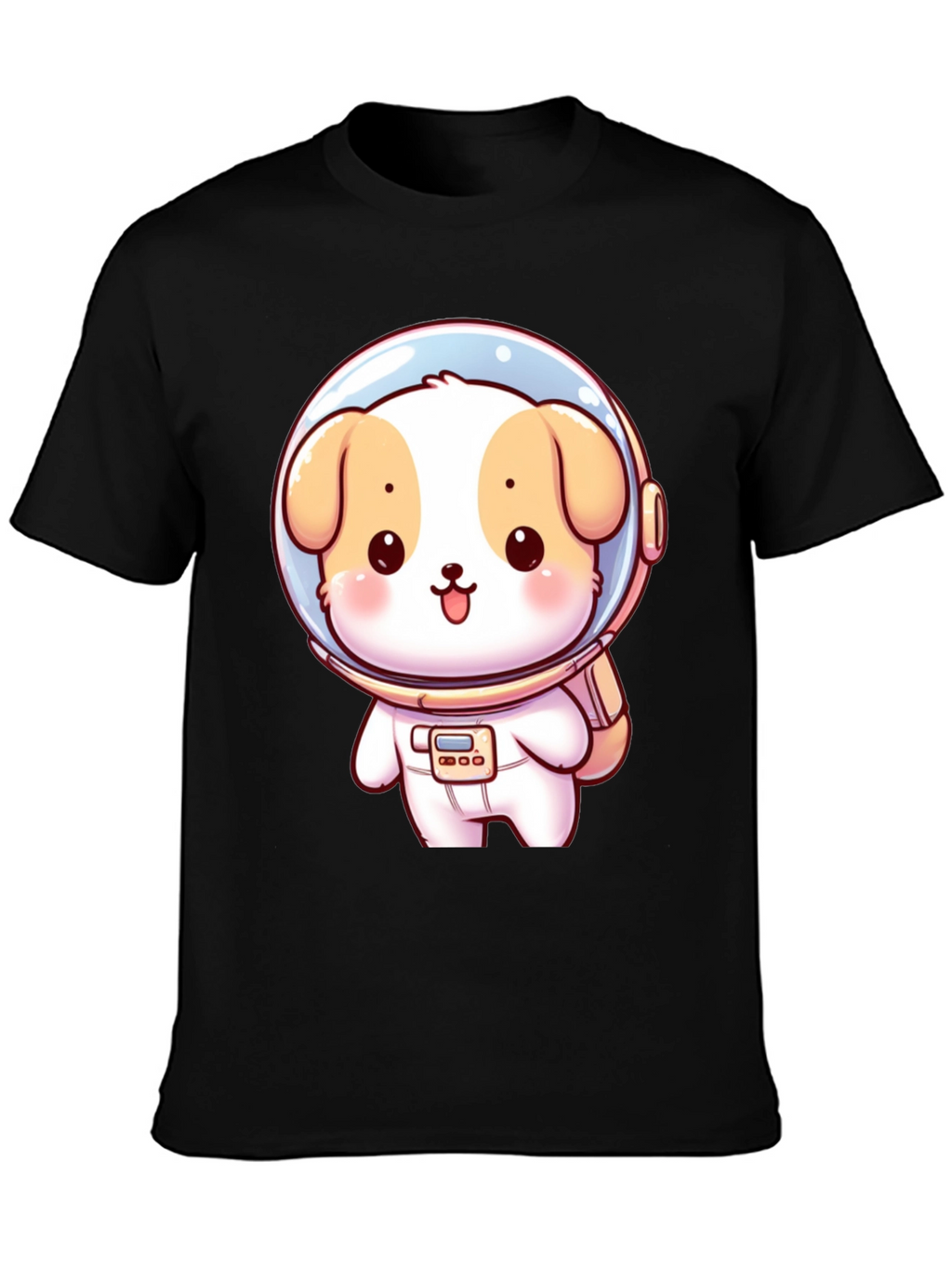 Astronaut Puppy Graphic T-Shirt