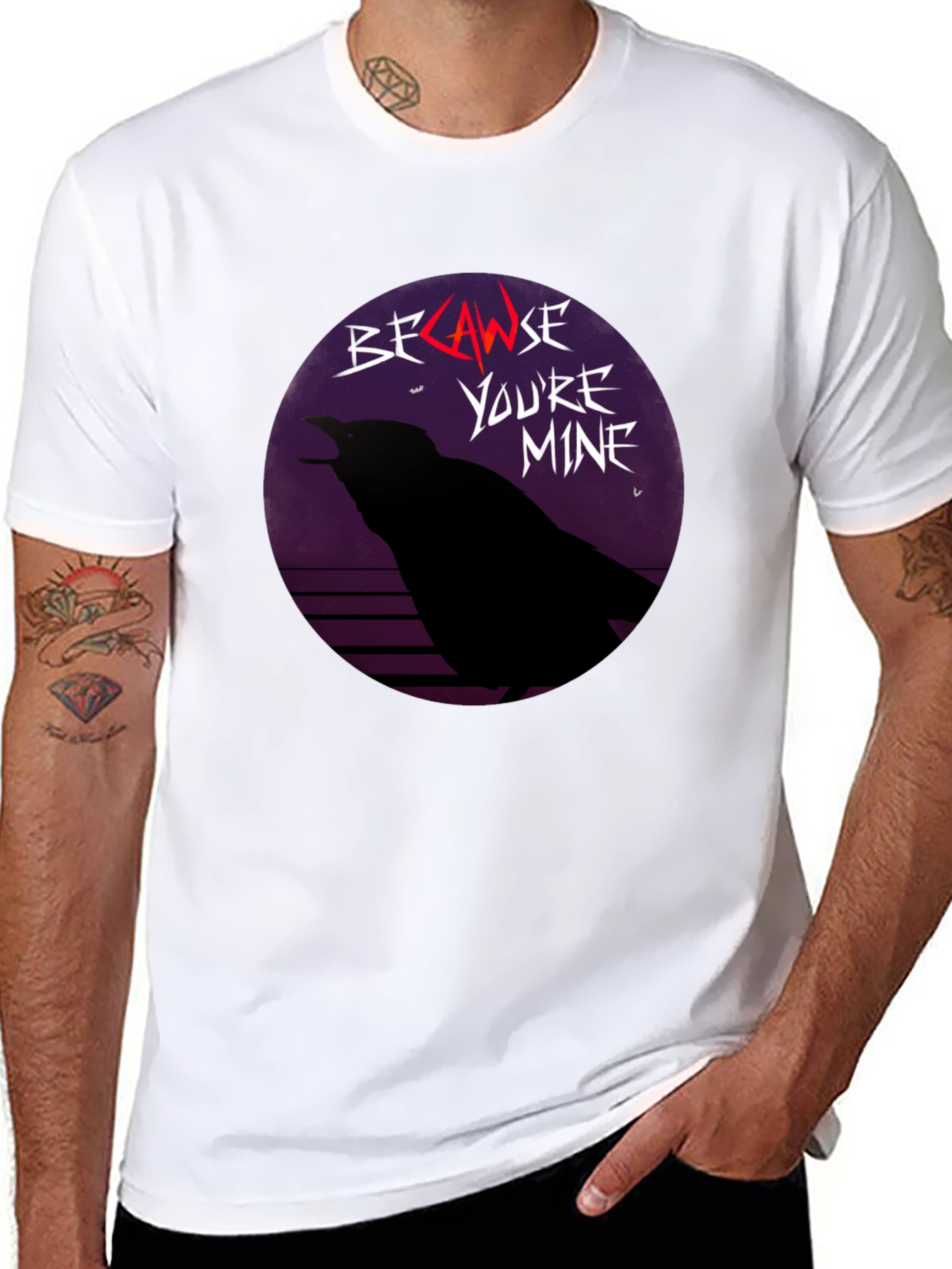 Because Youre Mine Raven T-Shirt