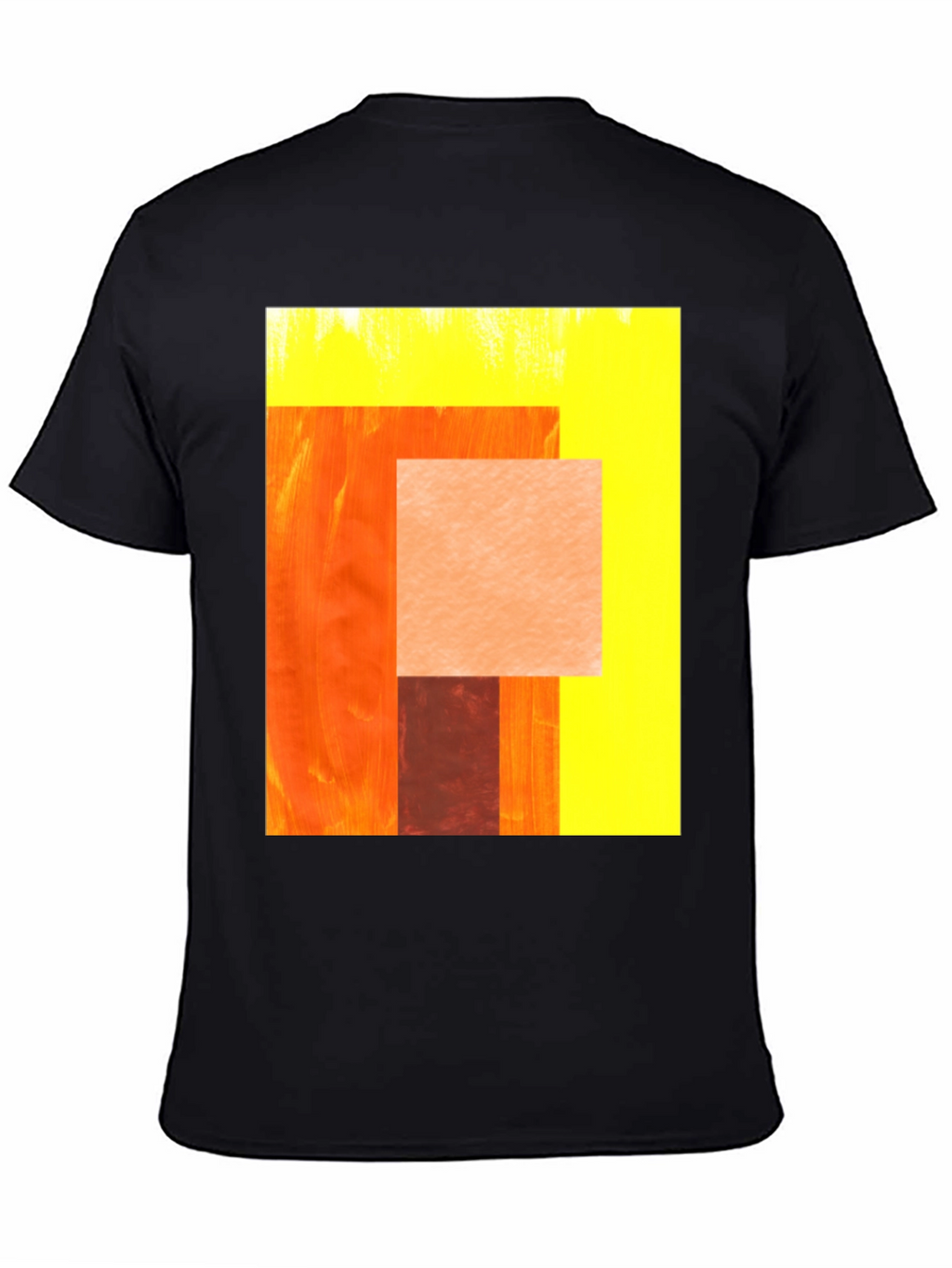 Abstract Geometric Graphic Print Tee