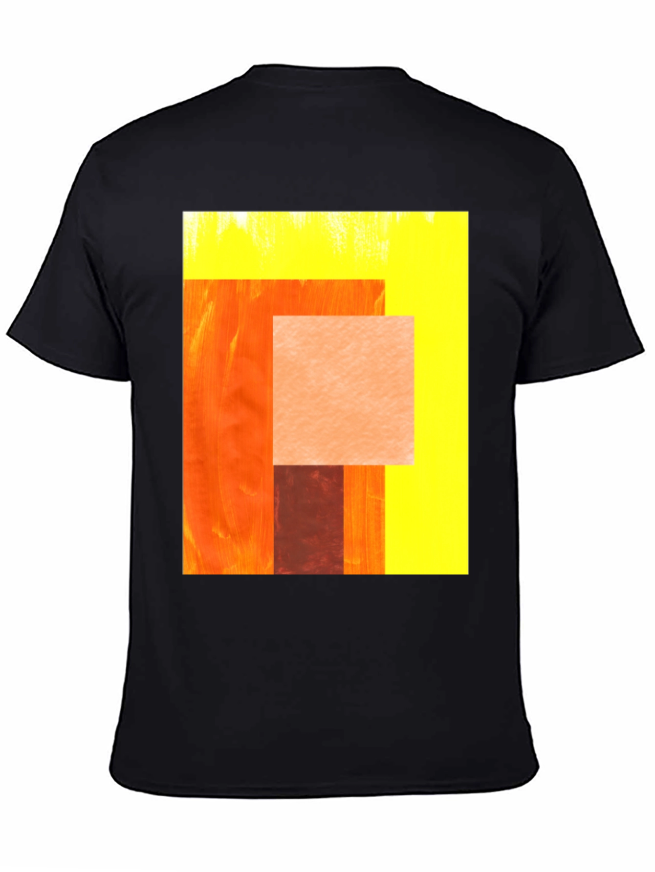 Abstract Geometric Graphic Print Tee