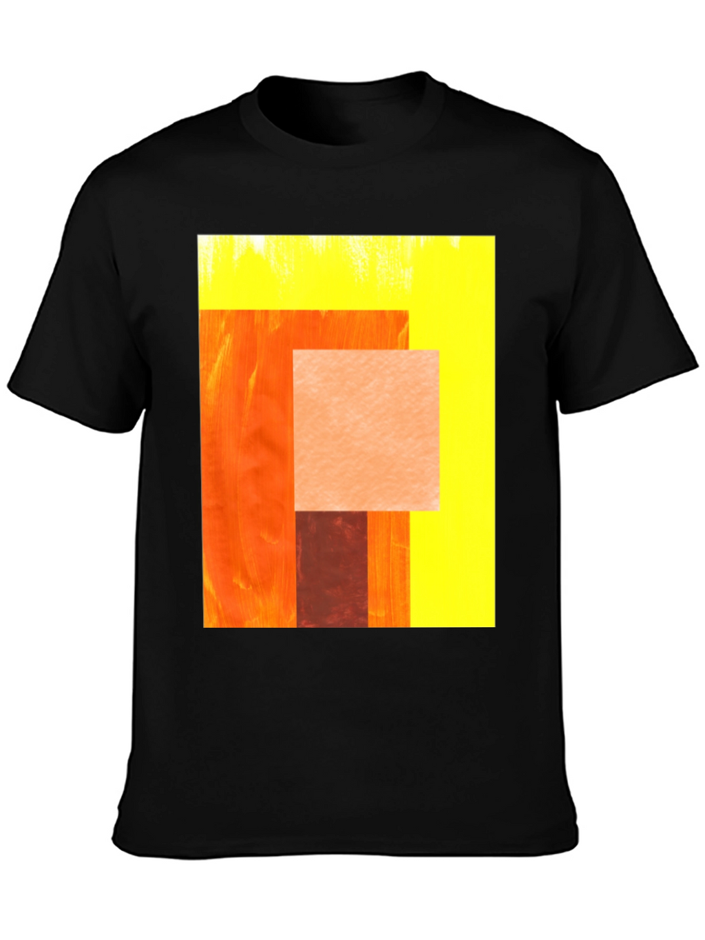 Abstract Geometric Graphic Print Tee