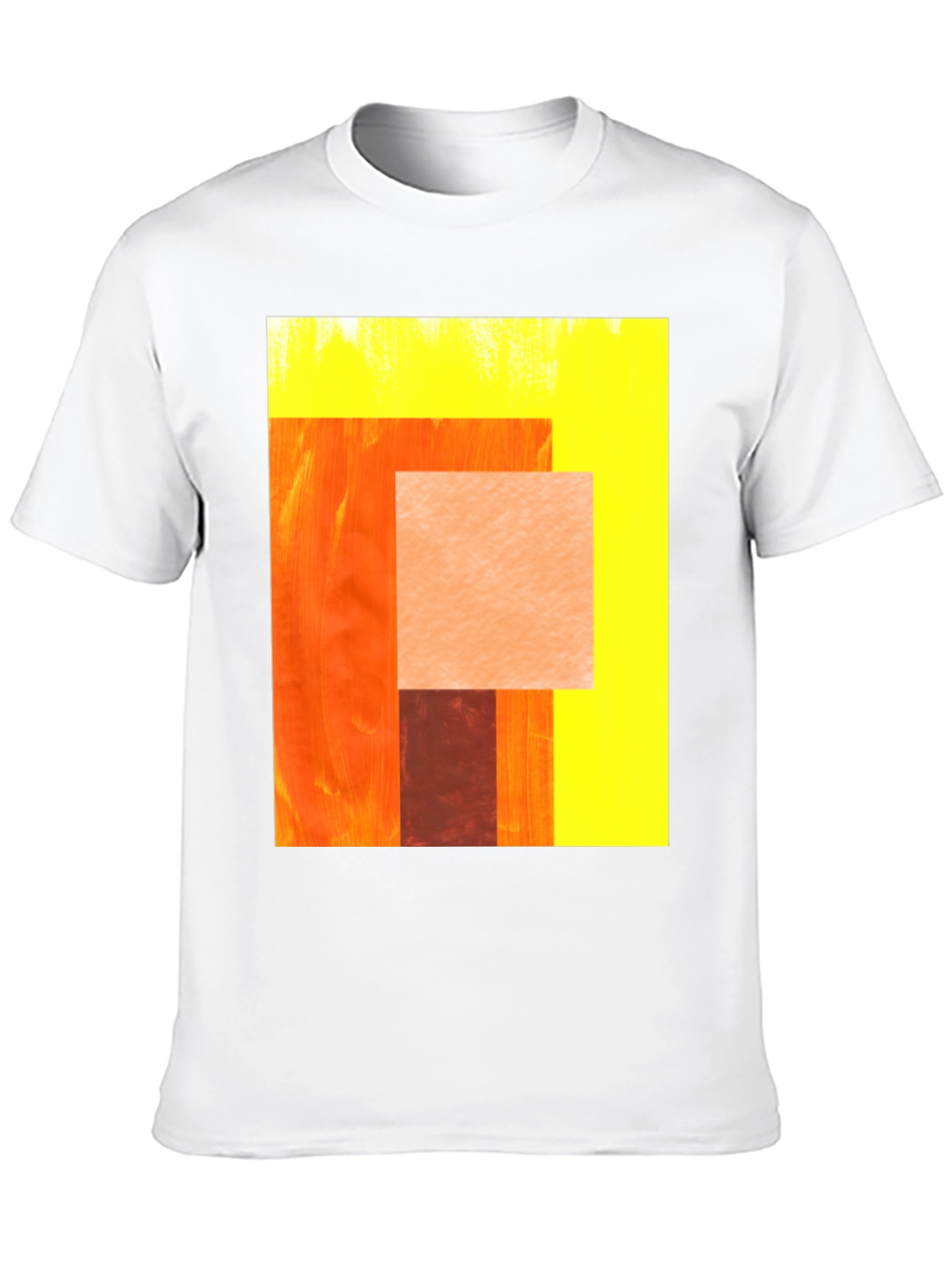 Abstract Geometric Graphic Print Tee