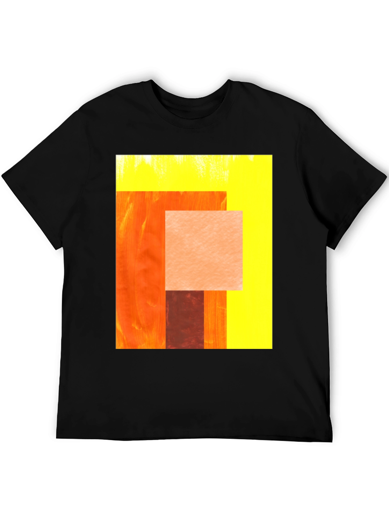 Abstract Geometric Graphic Print Tee