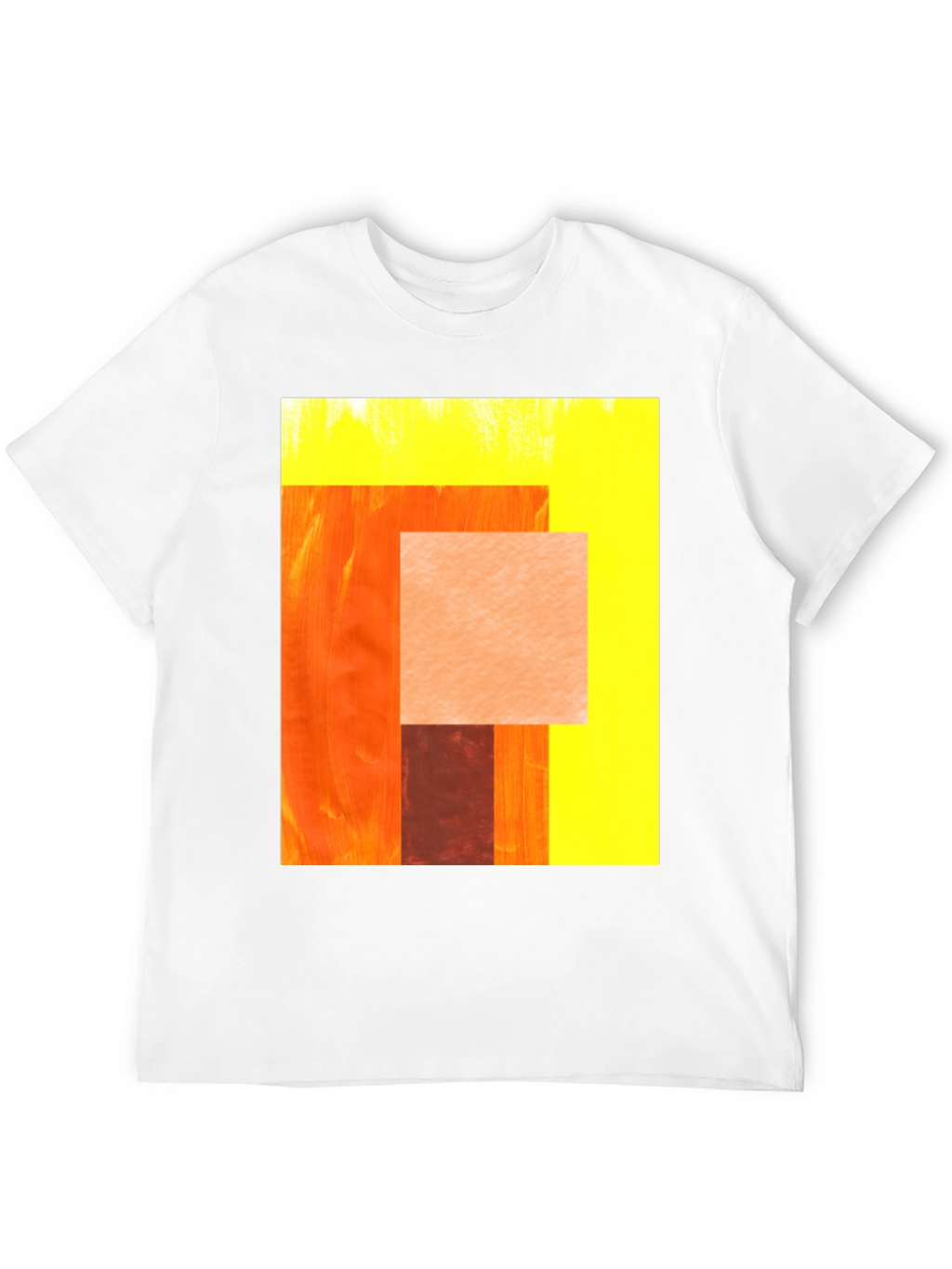 Abstract Geometric Graphic Print Tee