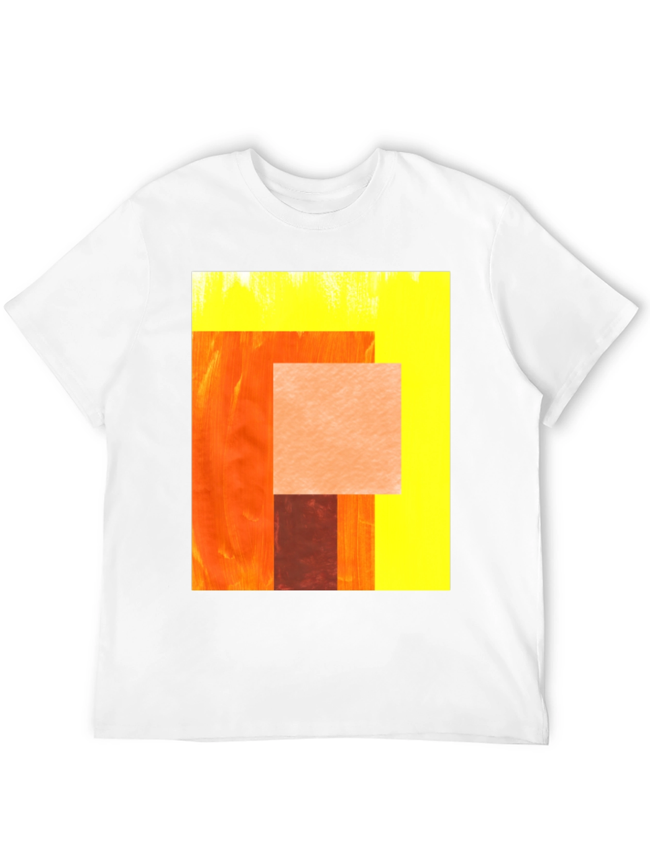 Abstract Geometric Graphic Print Tee