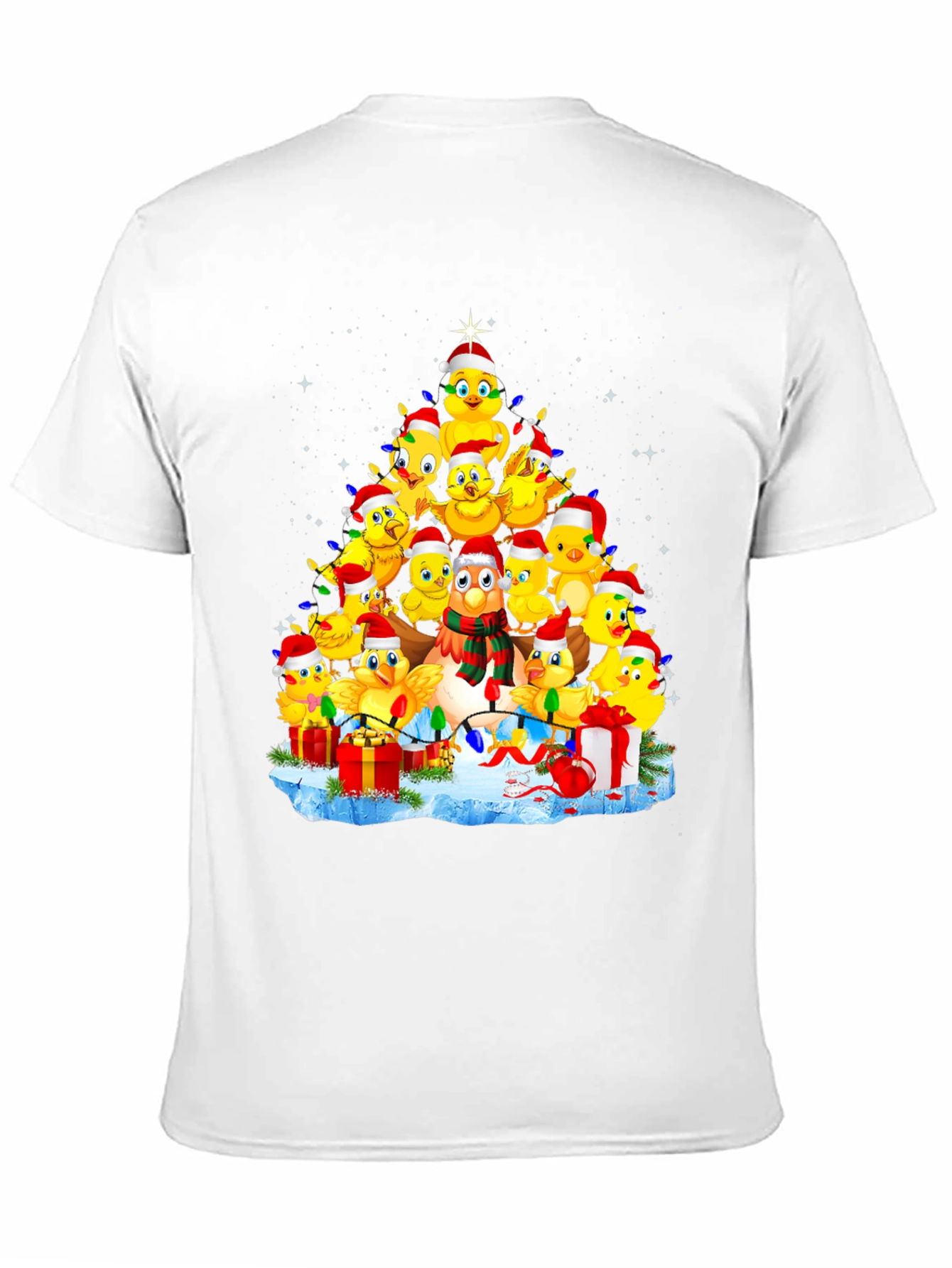 Christmas Chicks Tree Graphic Tee