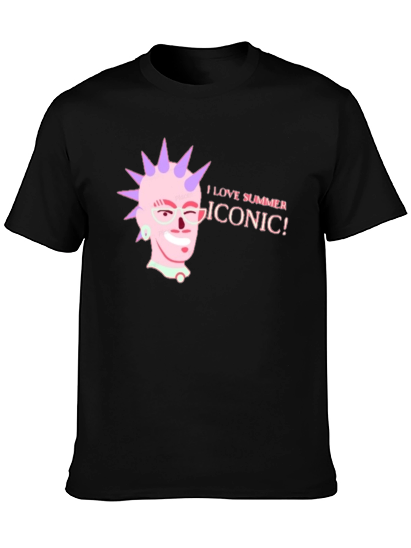I Love Summer! Iconic Black T-Shirt