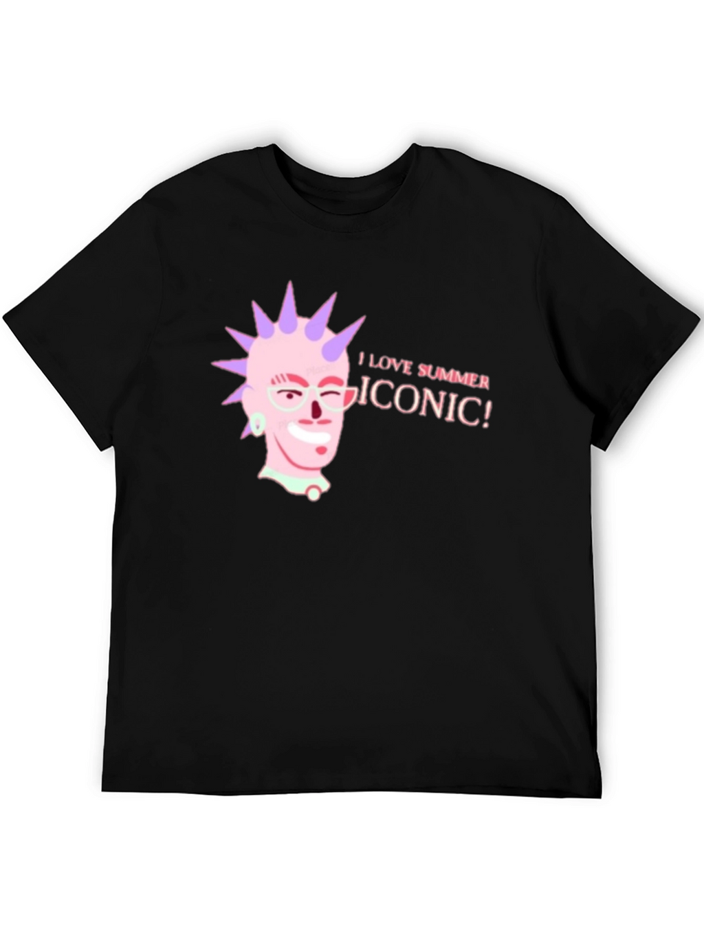 I Love Summer! Iconic Black T-Shirt