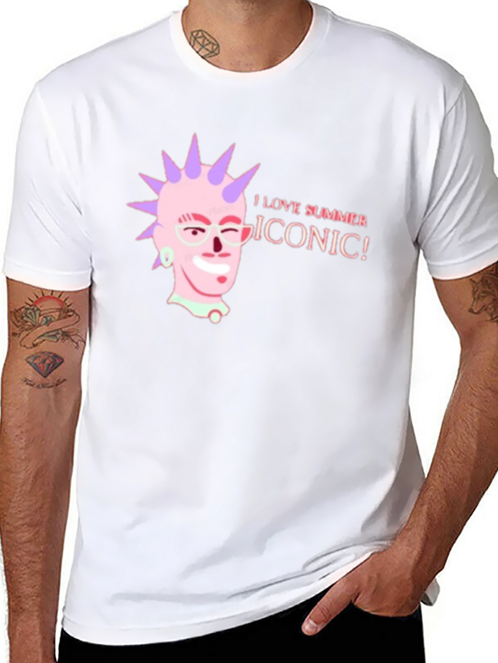 I Love Summer! Iconic Black T-Shirt