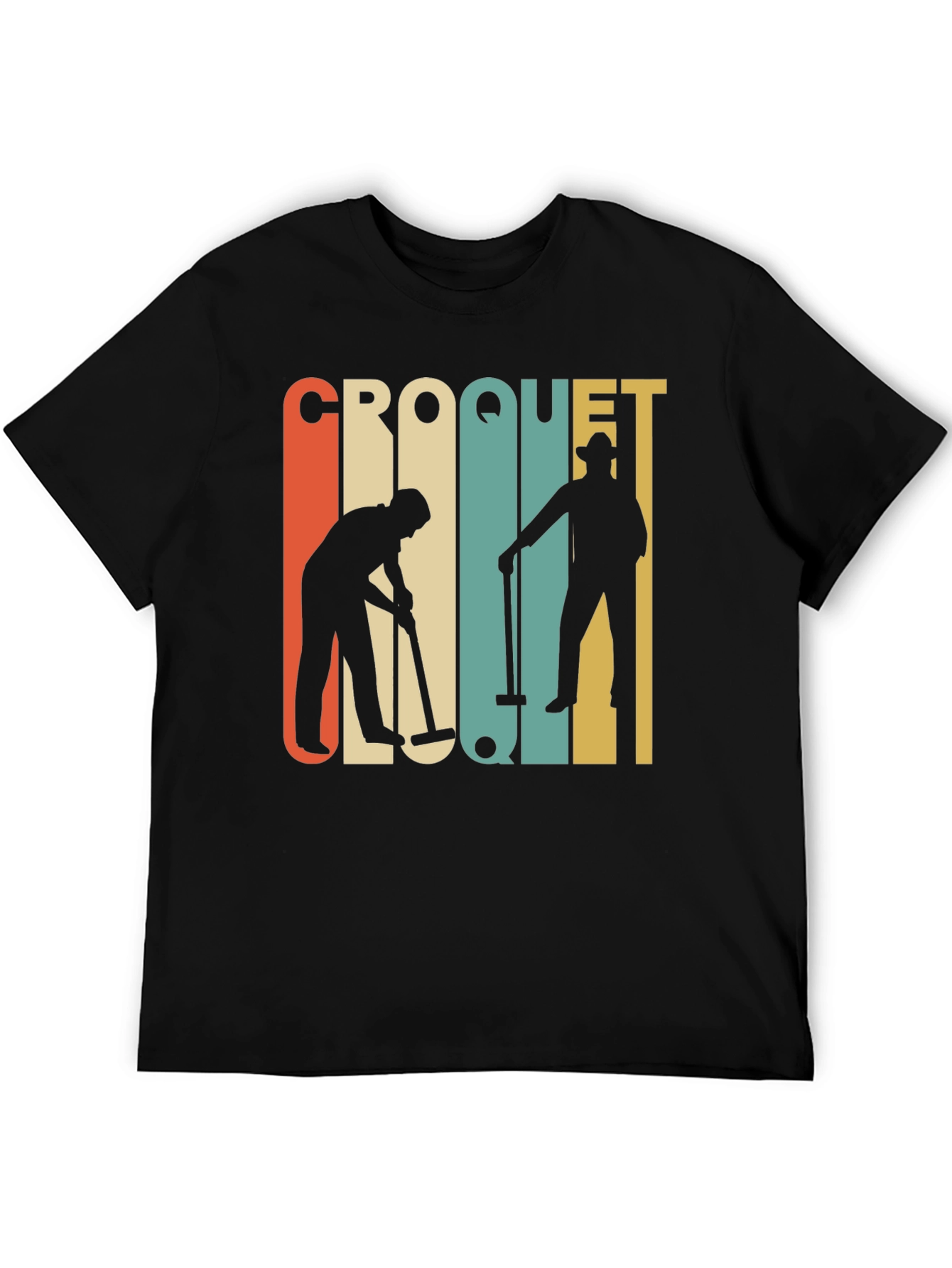 Vintage Croquet Player T-Shirt Retro Style