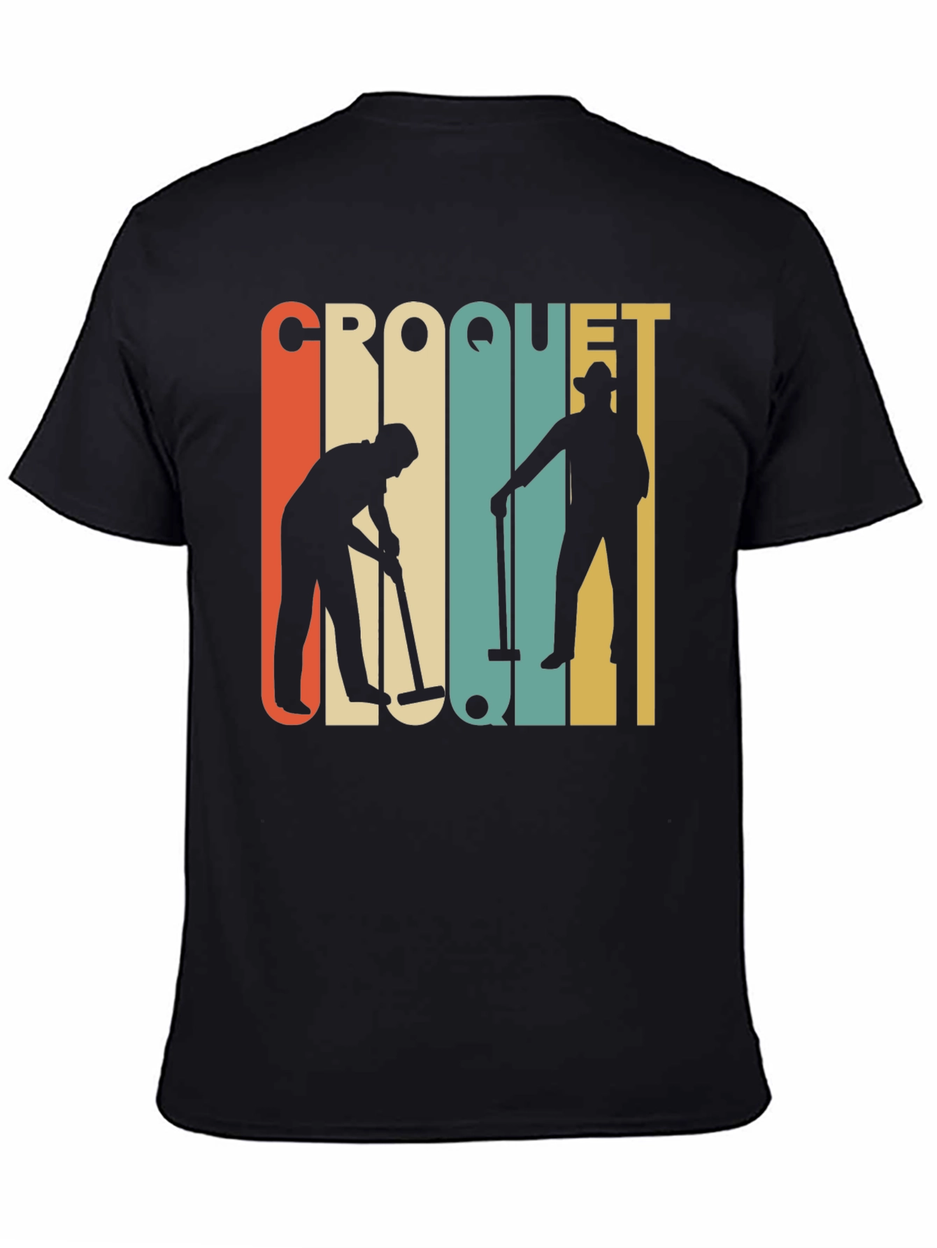 Vintage Croquet Player T-Shirt Retro Style