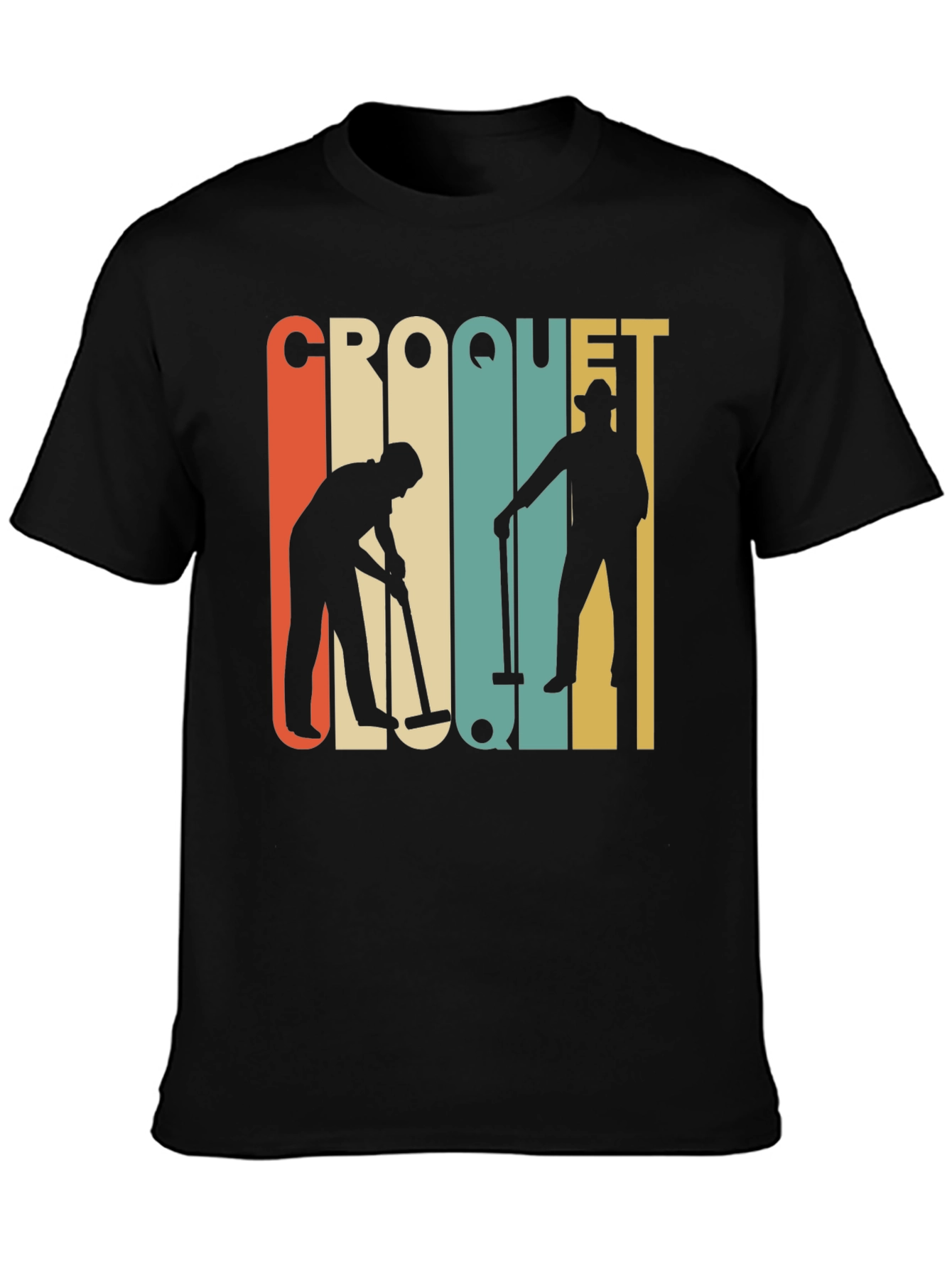 Vintage Croquet Player T-Shirt Retro Style
