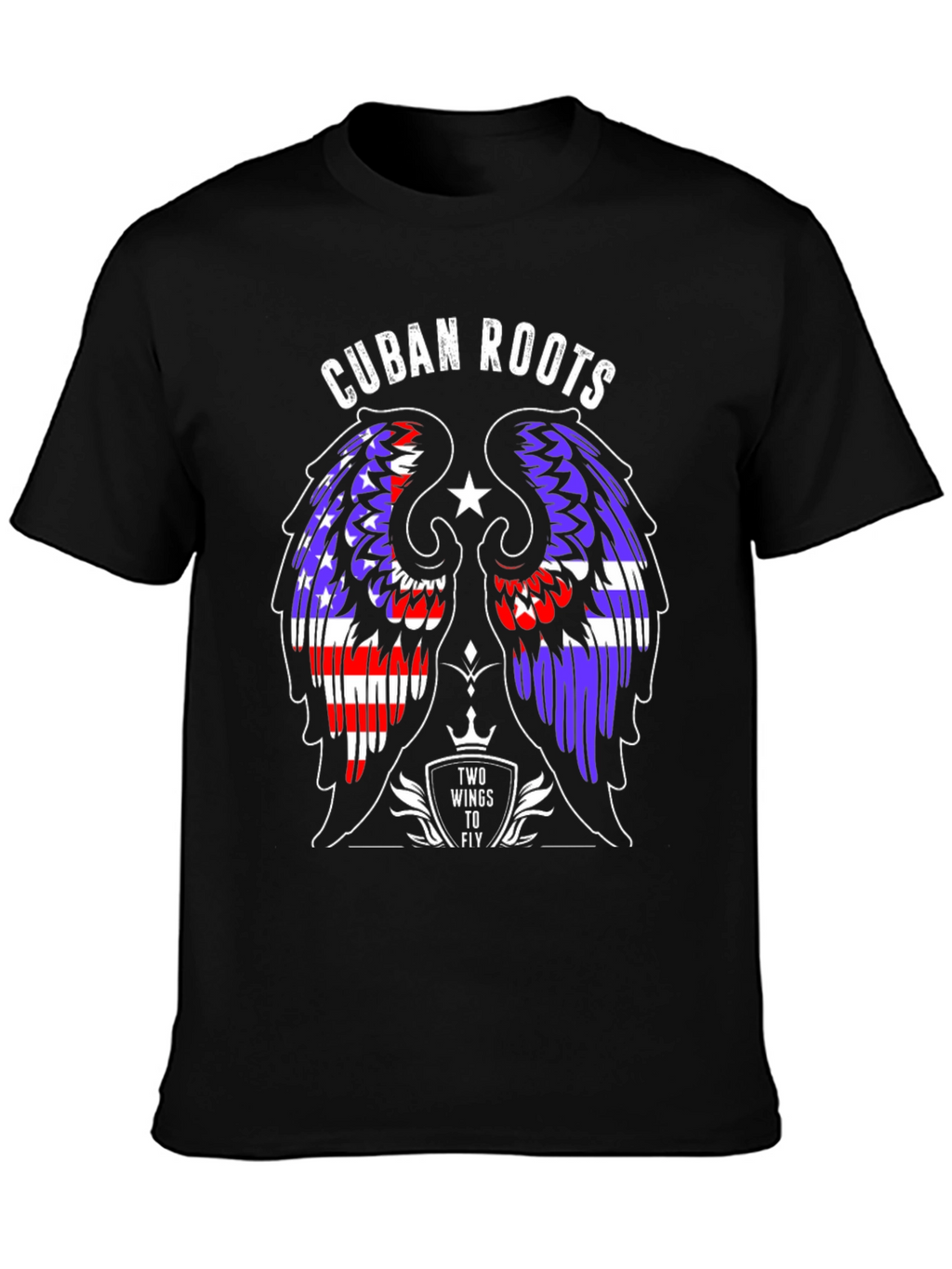 Cuban Roots Wings T-Shirt - Fly High in Style!
